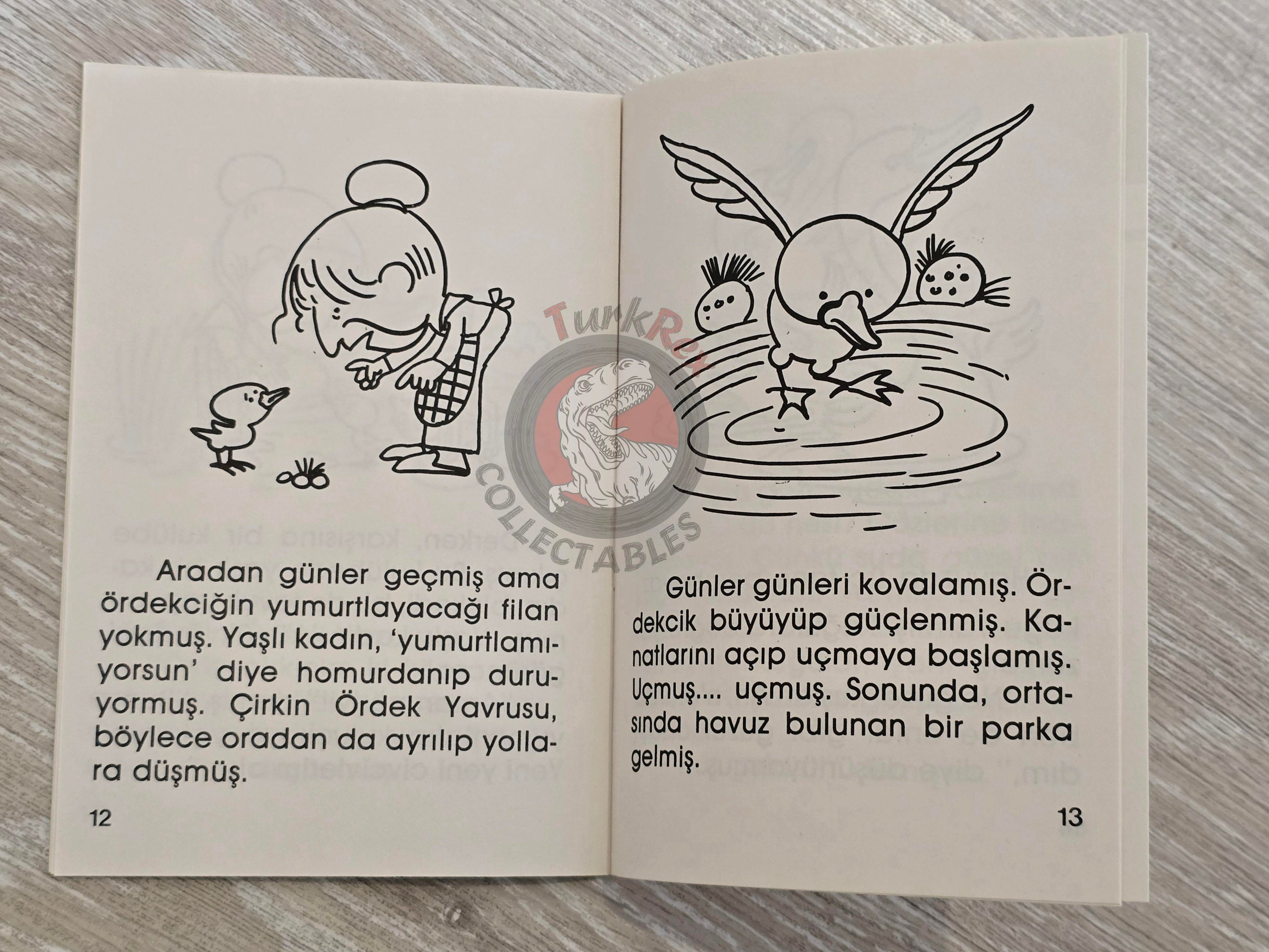 Hans Christian Andersen –  The Ugly Duckling 1994 Turkish Book Turkey Illustrated