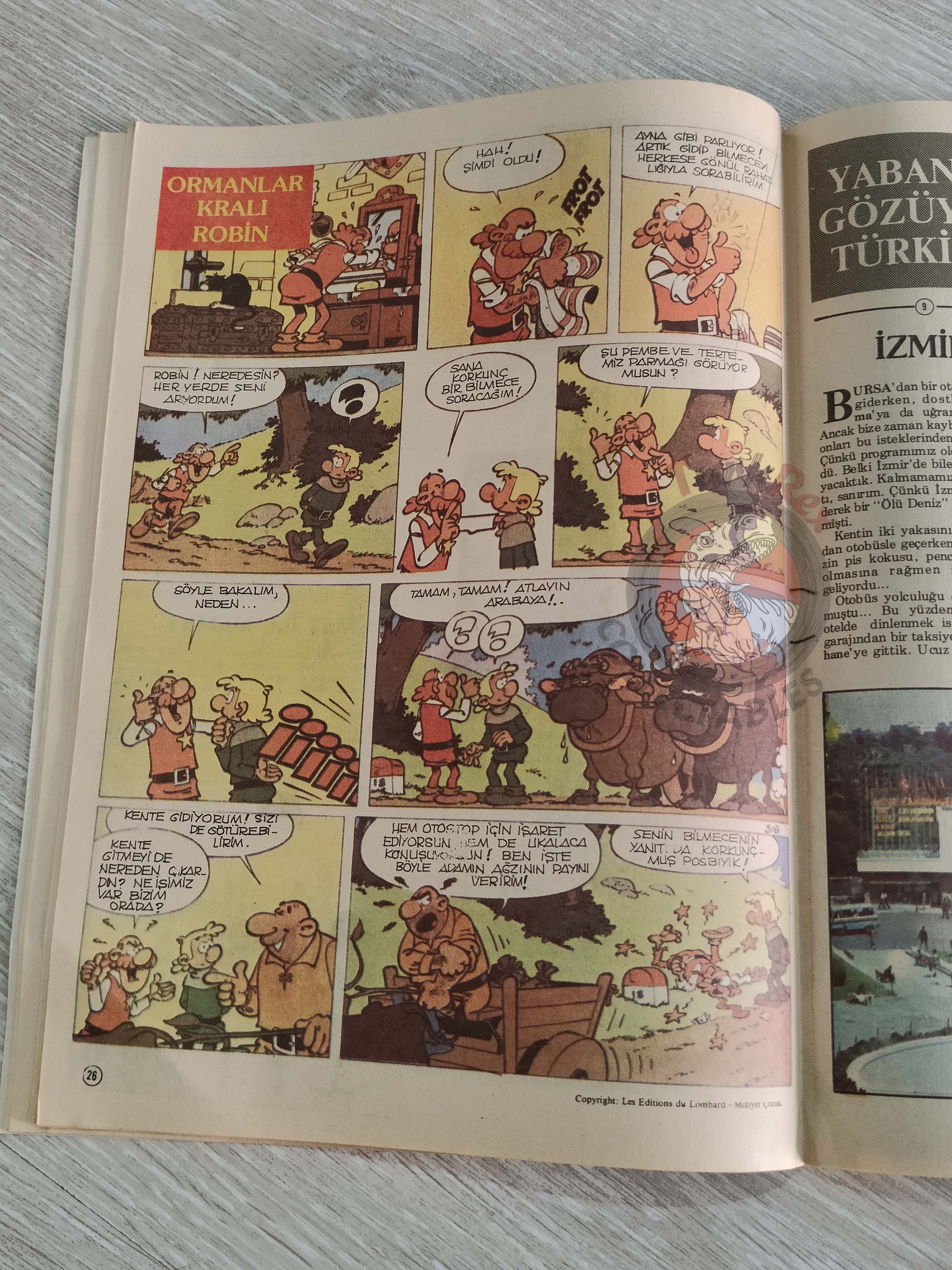 Milliyet Çocuk #9 1984 Turkish Comic Turkey Alice In Wonderland l'étalon noir Bob Morane Lucky Luke
