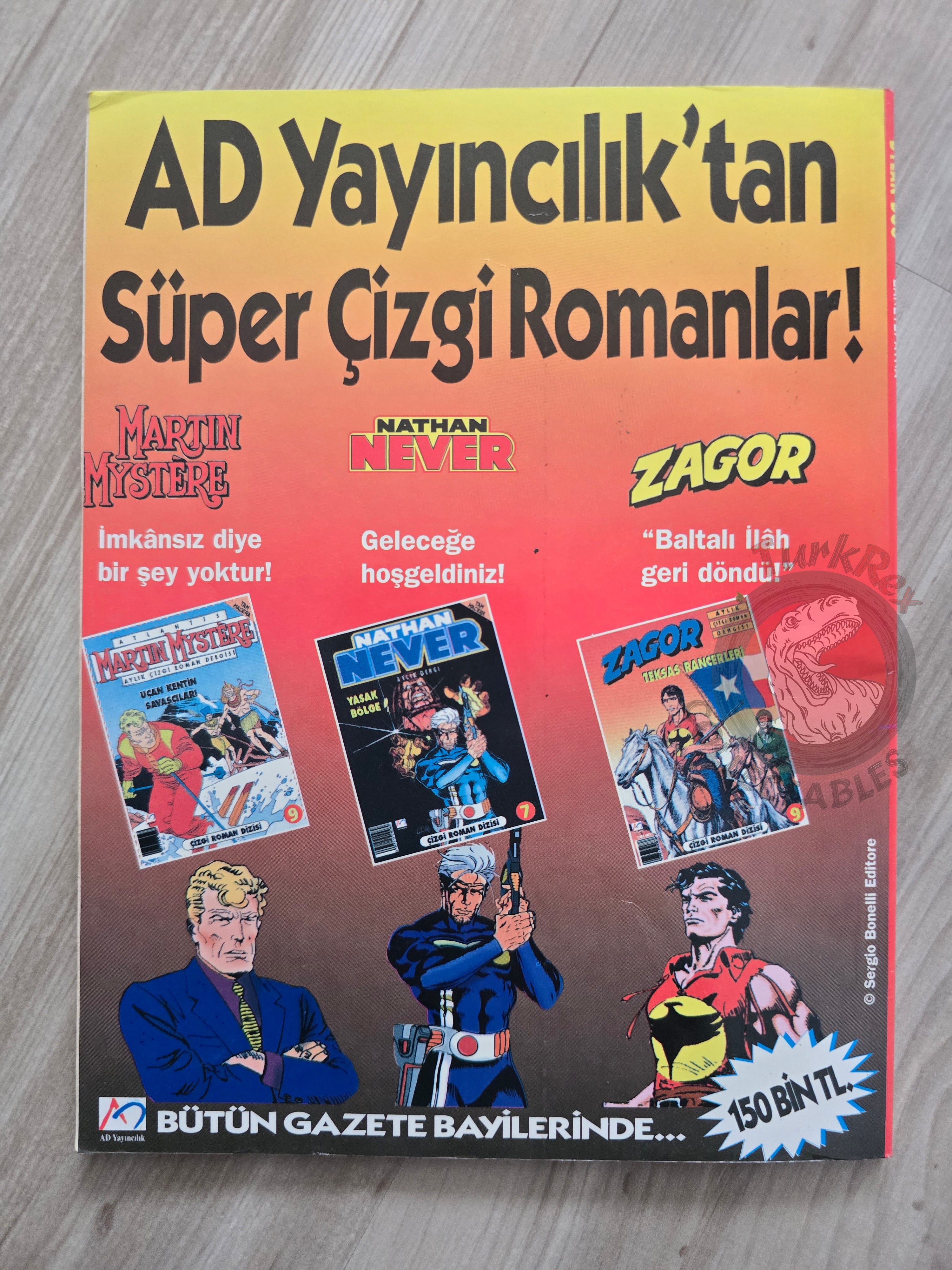 Dylan Dog #8 1997 Turkish Comic Turkey #10 Attraverso lo specchio