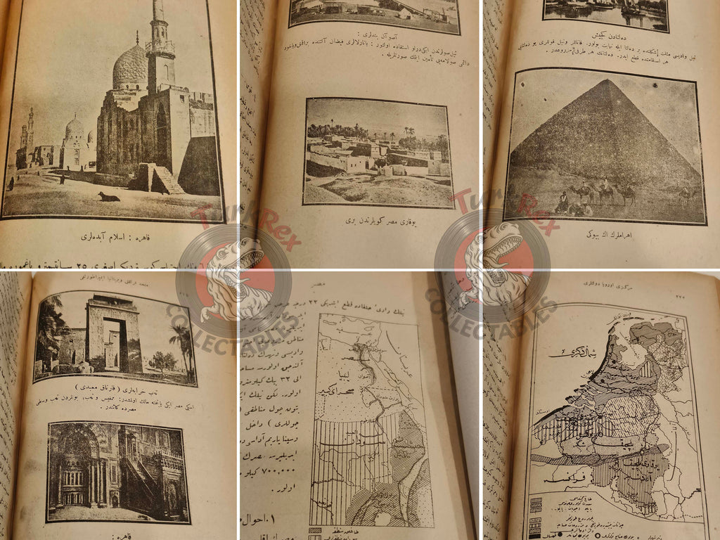 Geography of the Great Powers Ottoman Book 1922 Empire Education with many Maps