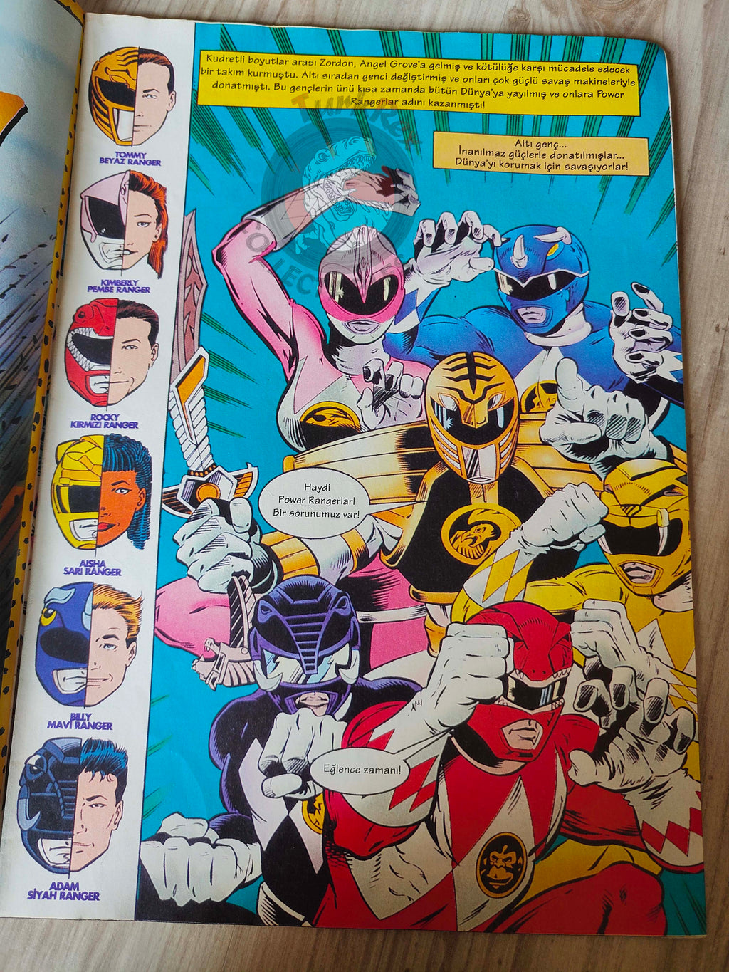 Power Rangers #2 1997 Turkish Comic Mag Turkey Mighty Morphin