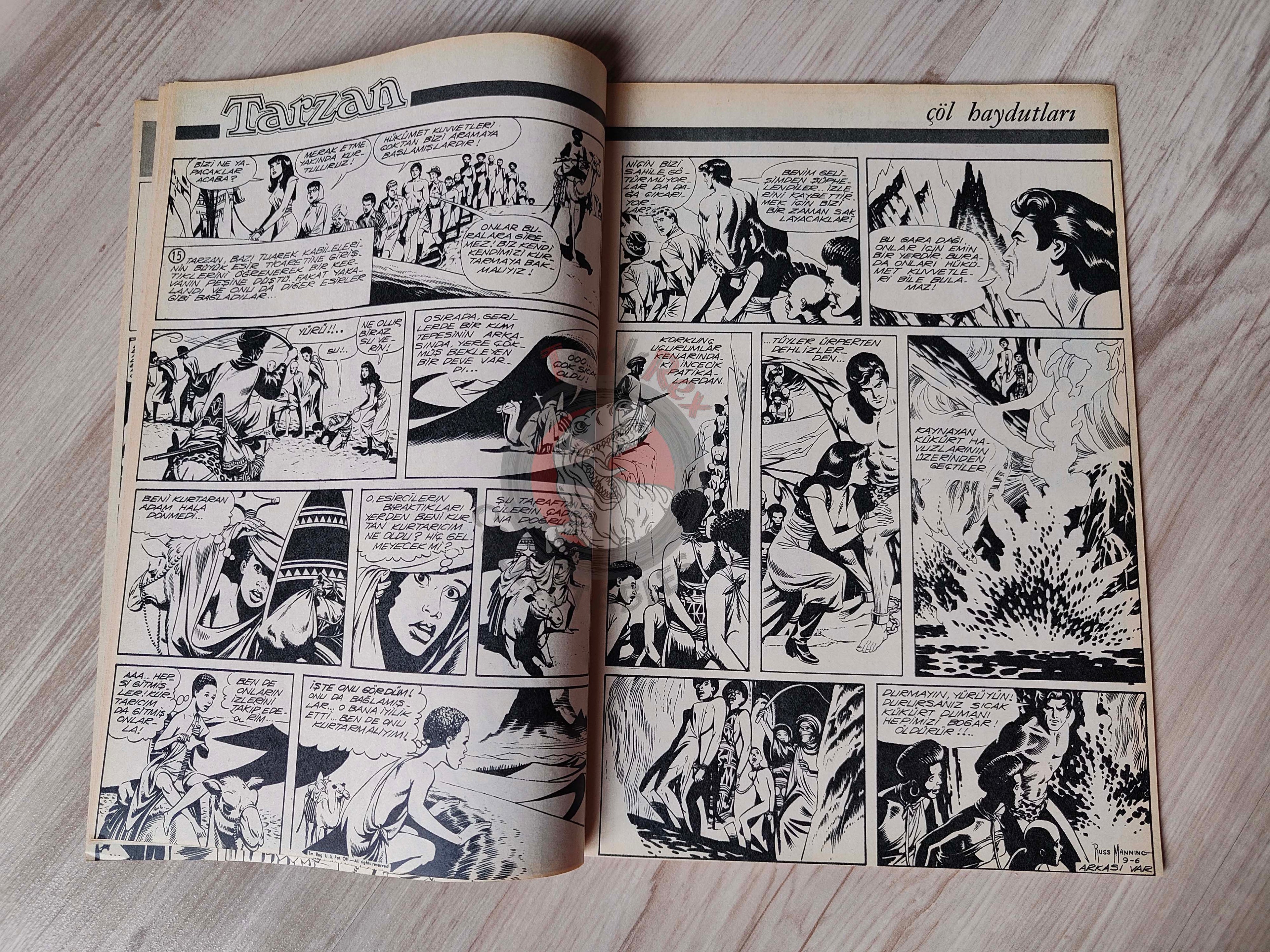 Doğan Kardeş 1971 Magazine #7 Turkish Comic Turkey Suske en Wiske Sibylline Tarzan