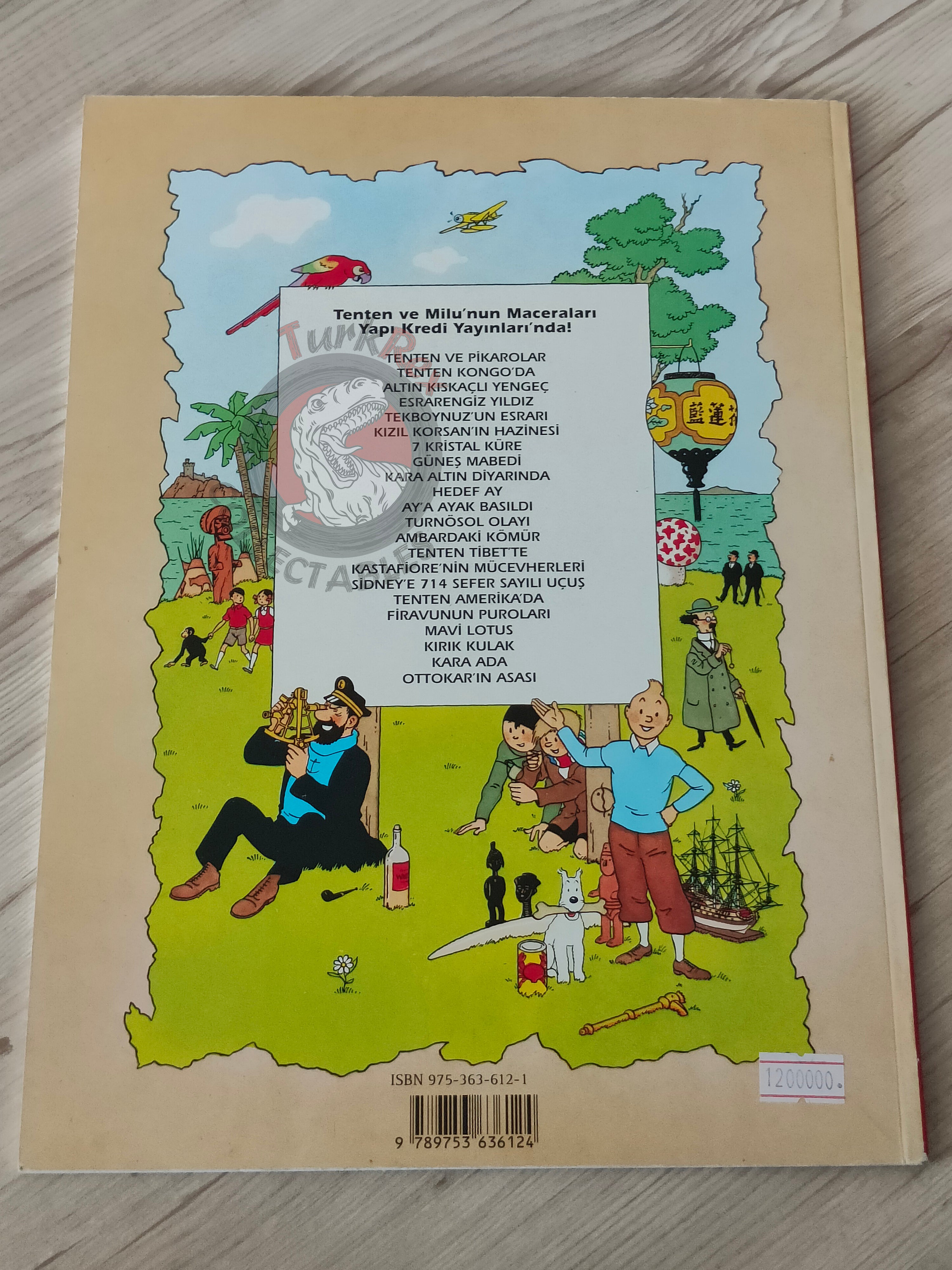 Tintin – Tintin in America 1998 Turkish Edition Comic Turkey 2nd YKY