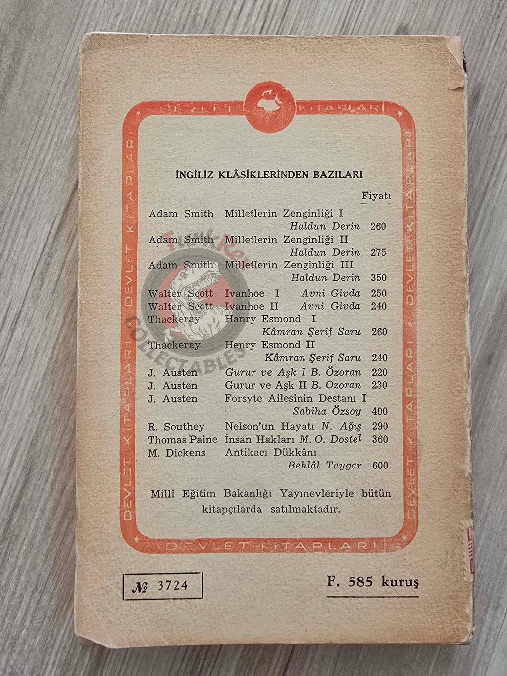 Eugene O’Neill – Strange Interlude 1966 Turkish Book Turkey