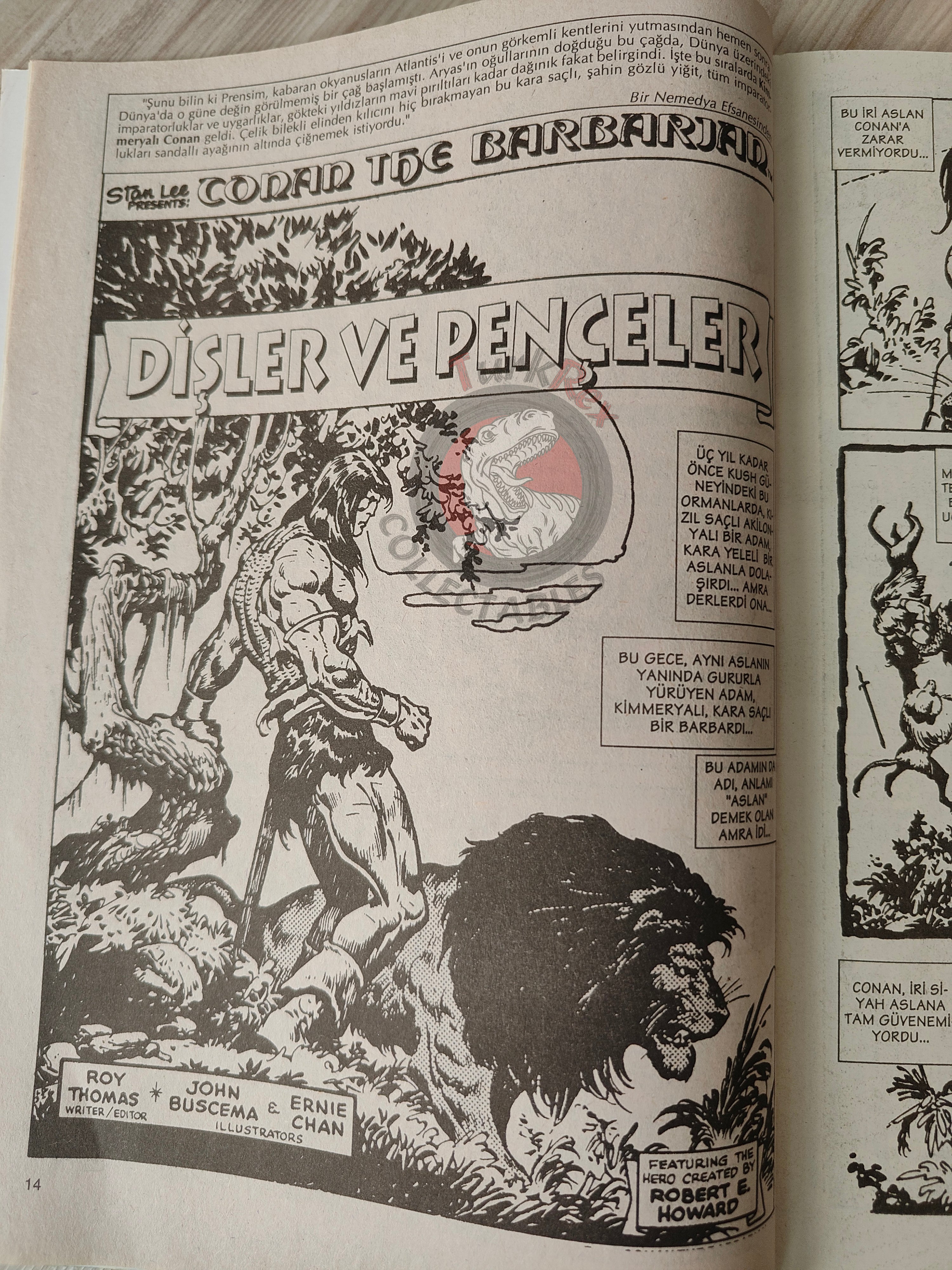 Conan The Barbarian #11 2001 Turkish Comic Turkey #96 #97 #98