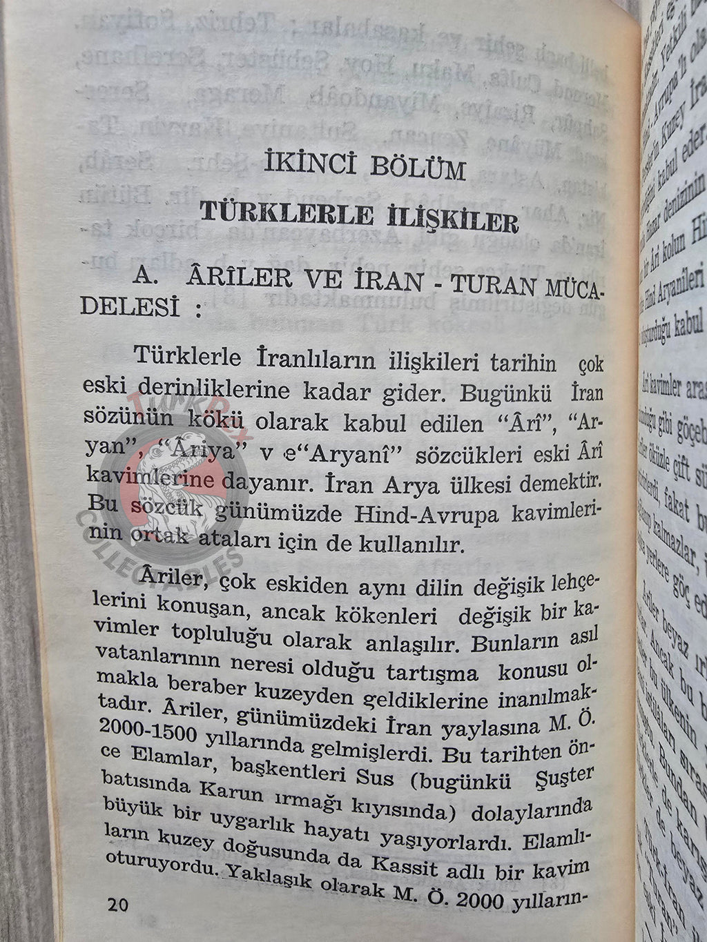 Turkish Iranian Relations in History 1976 Book Iran Turkey Persia Middle East with Maps