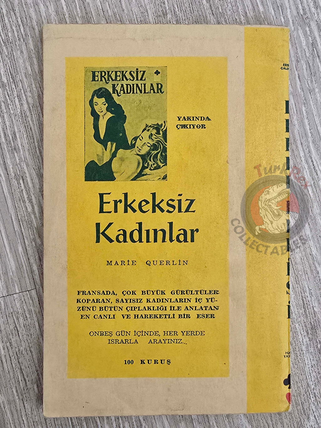 Erskine Caldwell – Episode in Palmetto 1953 1st Turkish Book Turkey