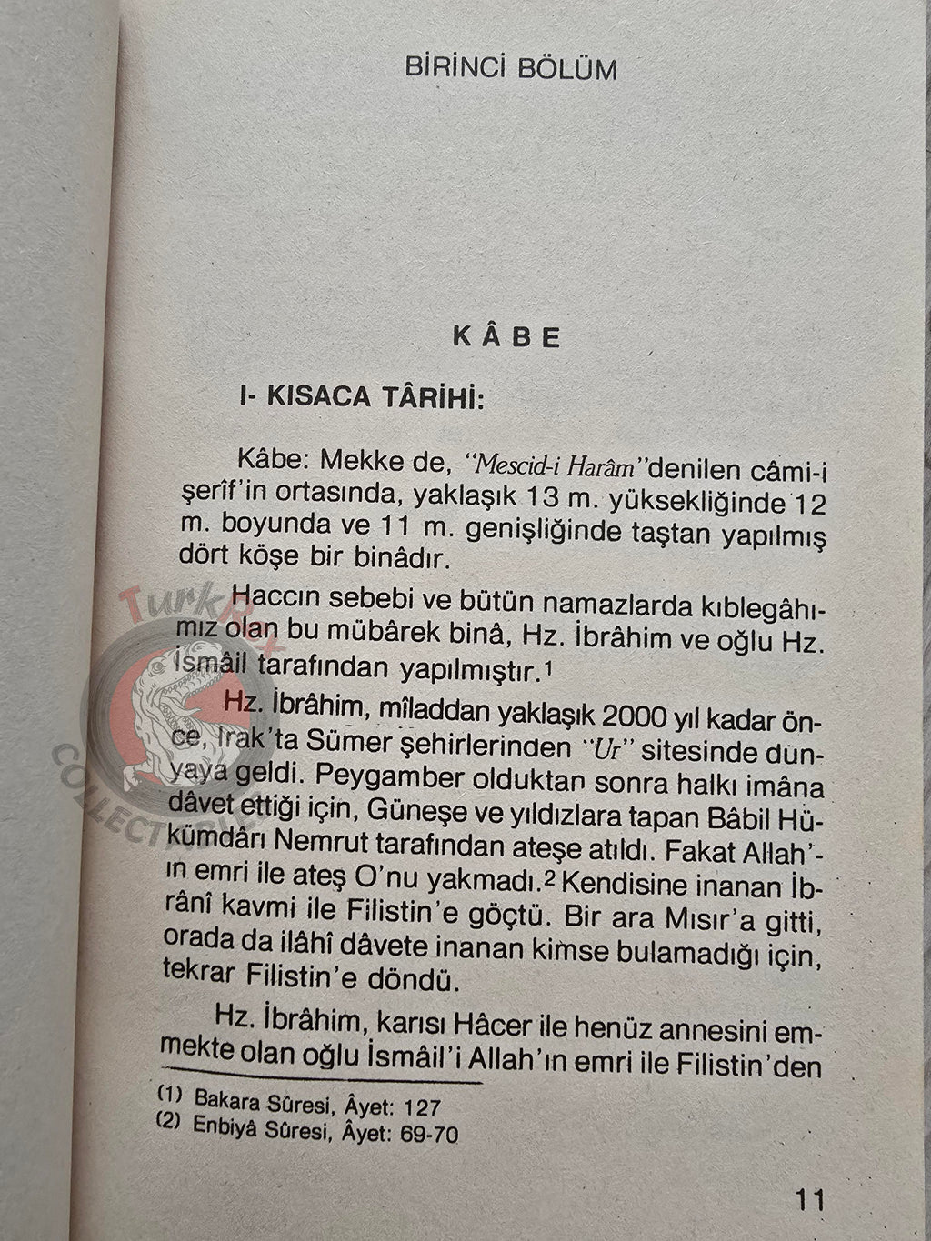 Hajj Guide 1988 Turkish Pilgrimage Handbook with Saudi Arabia Map Mecca Kaaba Medina