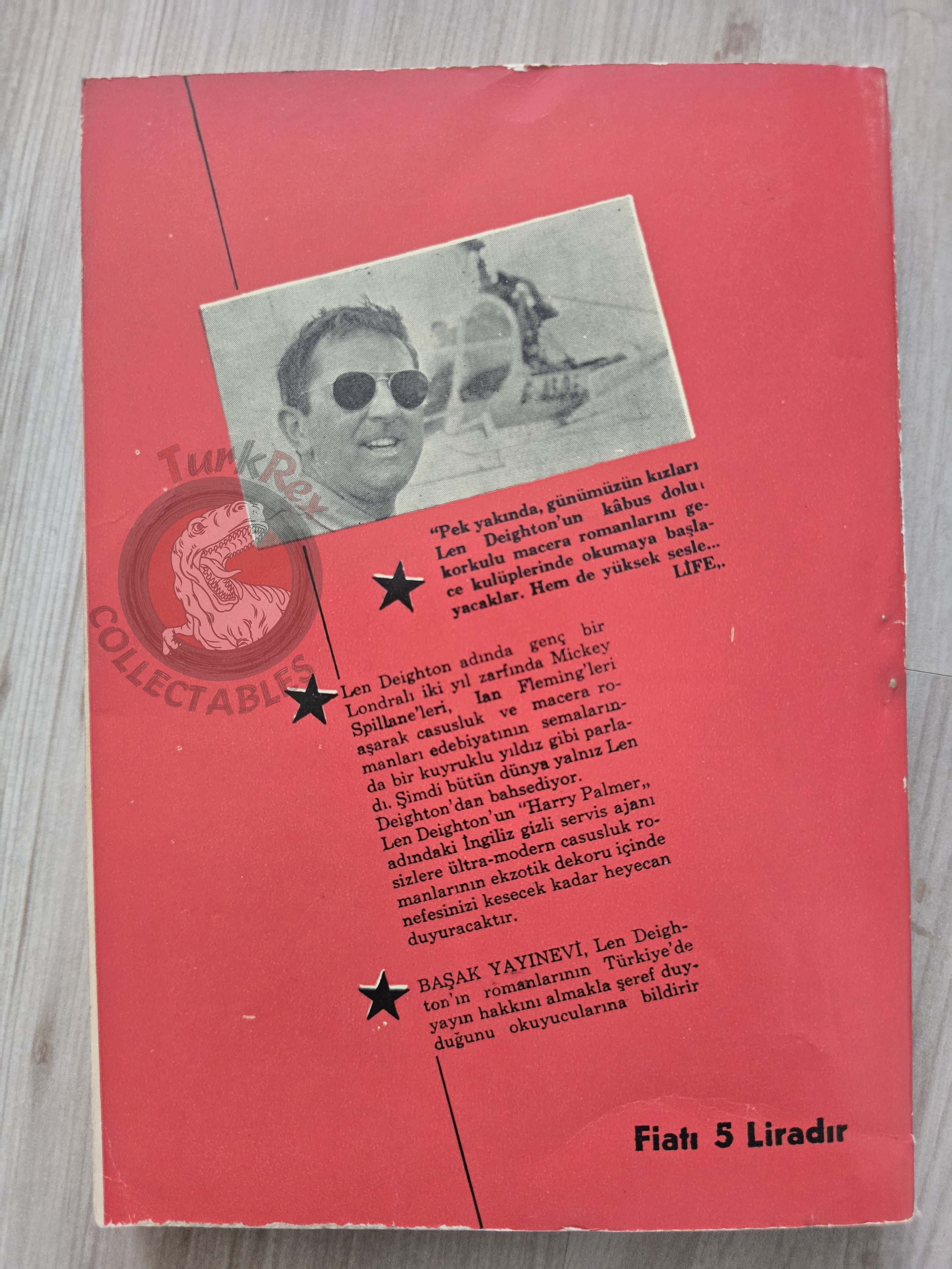Len Deighton – Horse Under Water 1966 1st Turkish Book Turkey