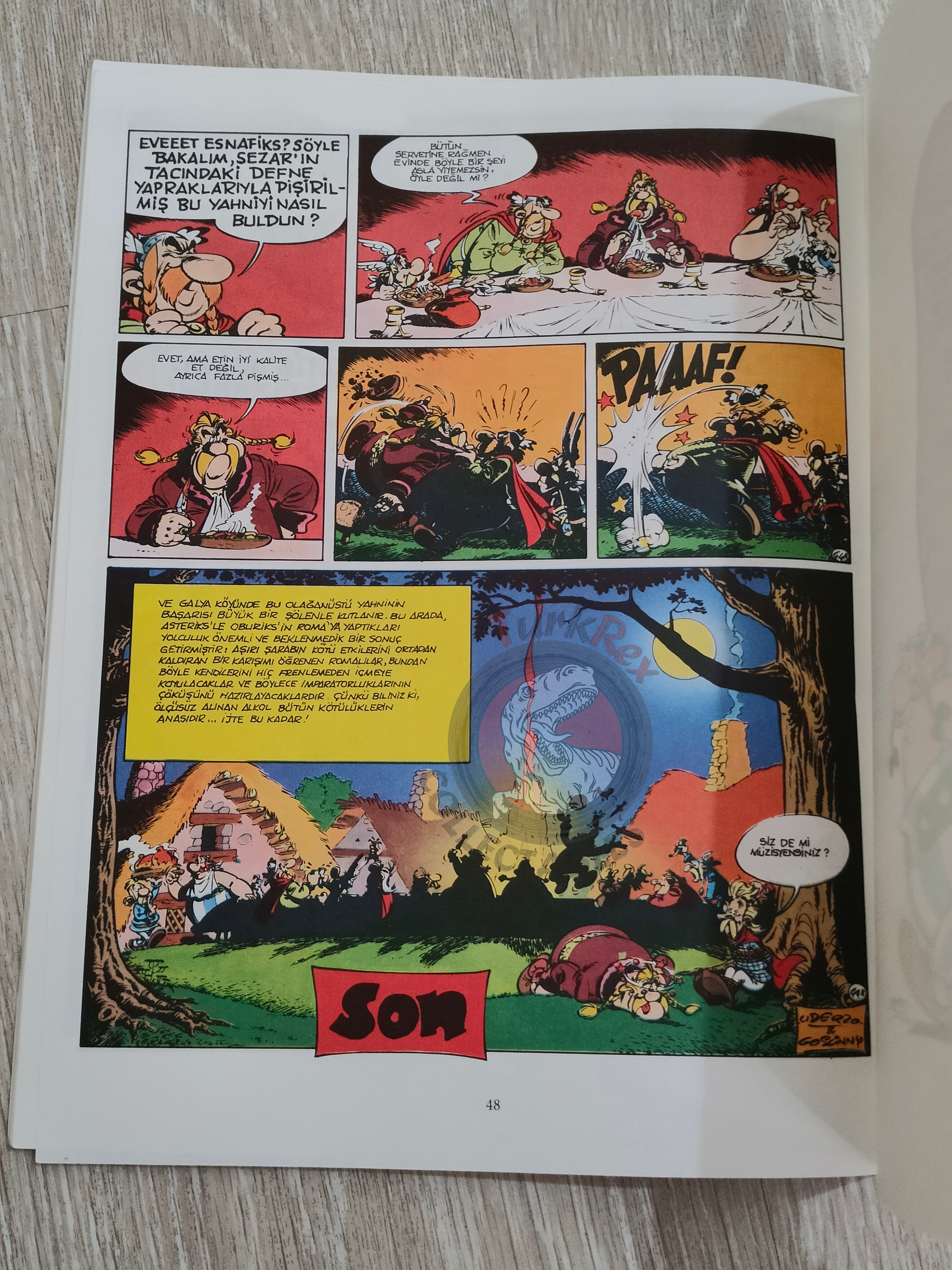 Asterix – Asterix and the Laurel Wreath 1998 1st Edition Turkish Edition Comic Turkey