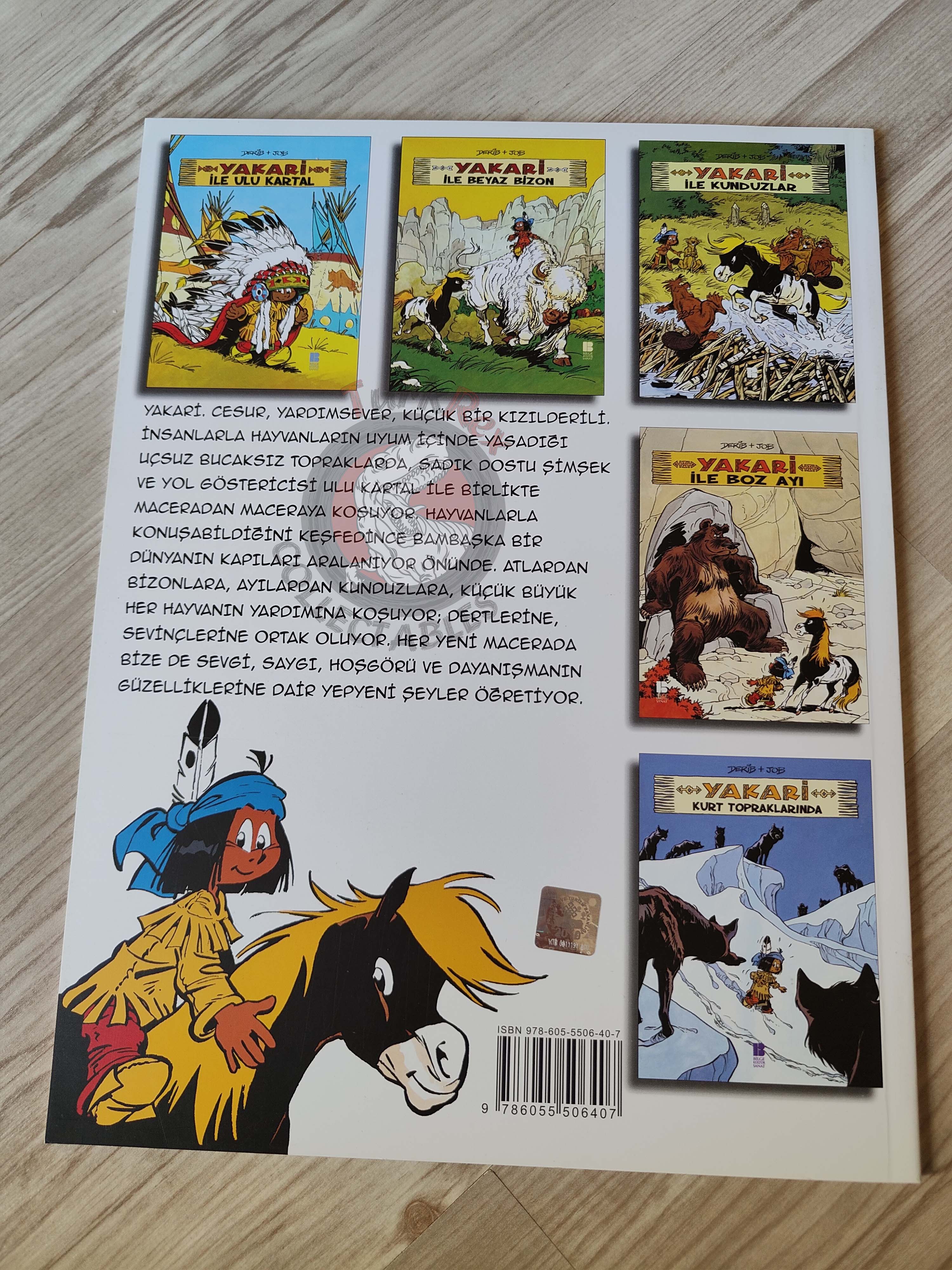 Yakari #3 Chez Les Castors Turkish Comic Turkey Derib + Job