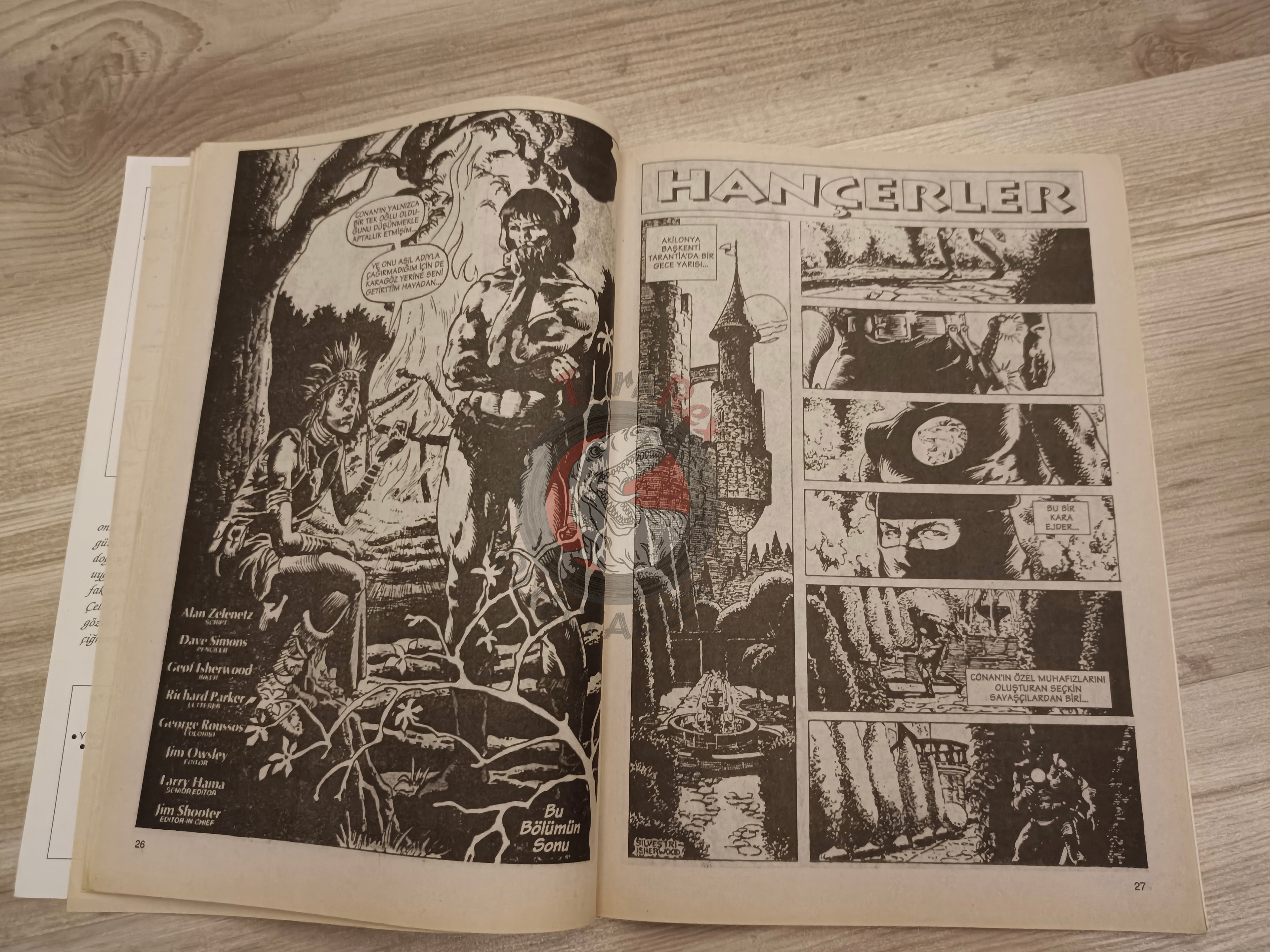 Kral Conan #33 King Conan #24 #25 Turkish Comic Turkey Frank Frazetta Prince Conn