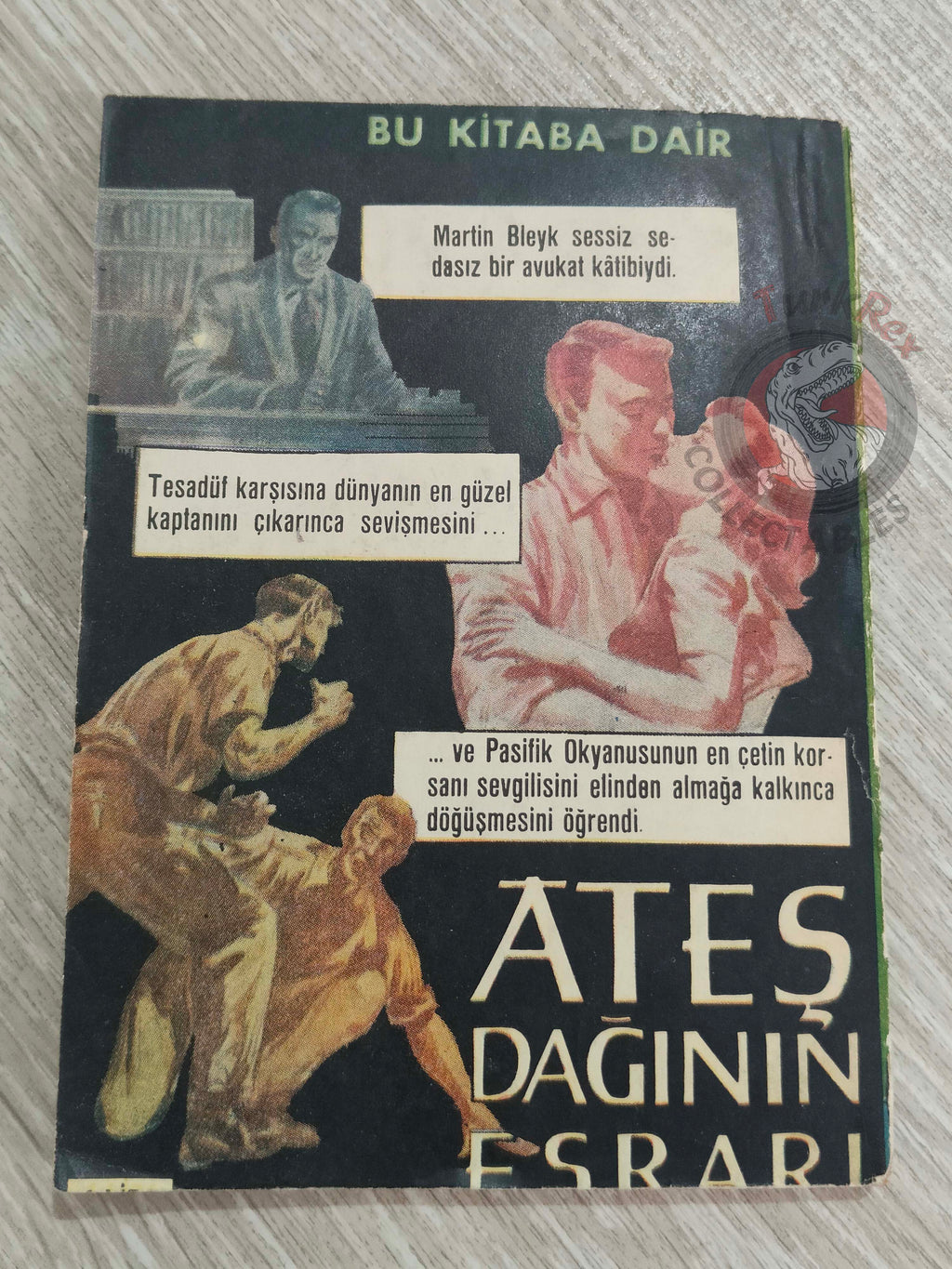 Norman Springer – Fire Mountain 1955 1st Turkish Book Turkey