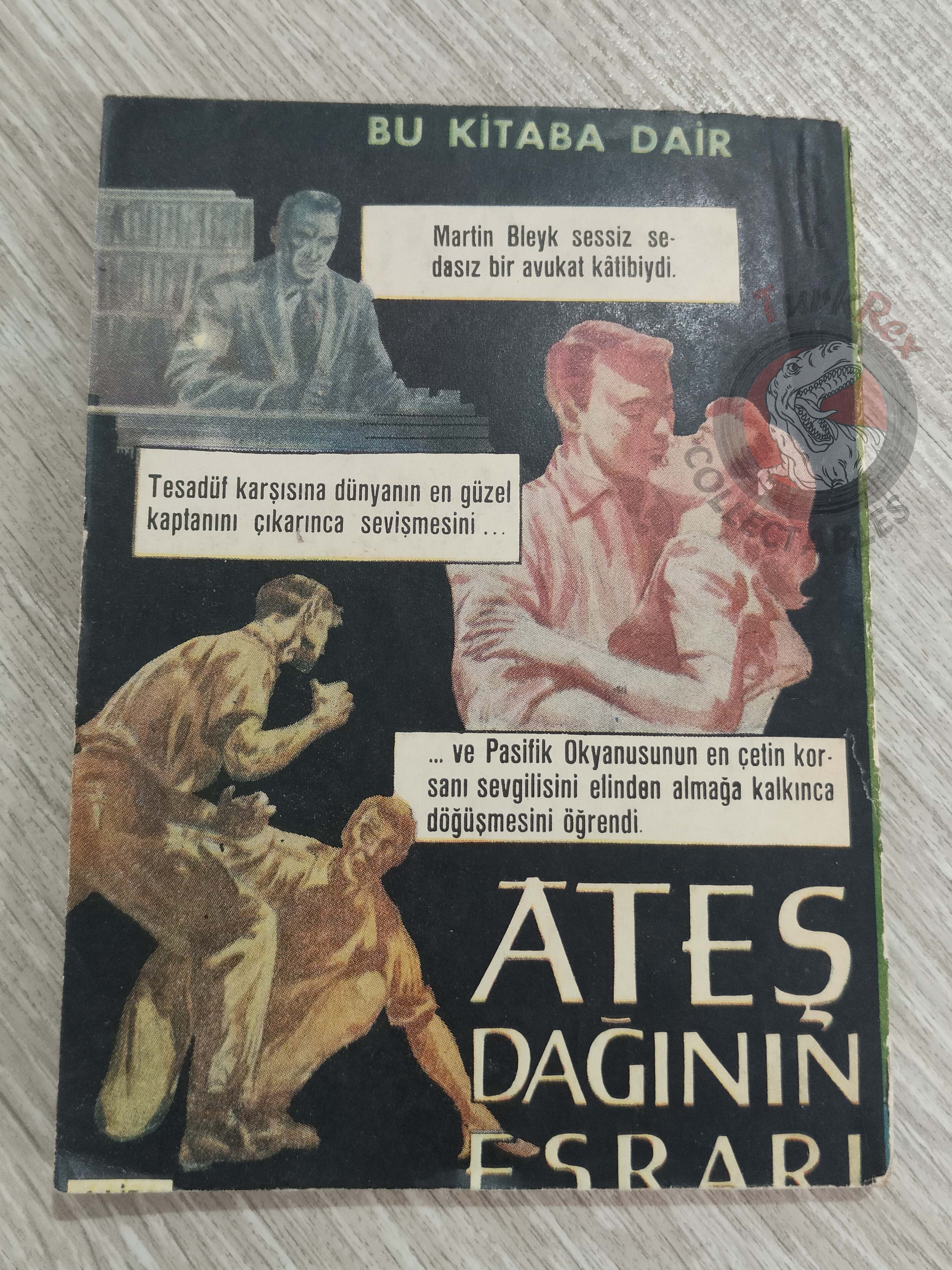 Norman Springer – Fire Mountain 1955 1st Turkish Book Turkey