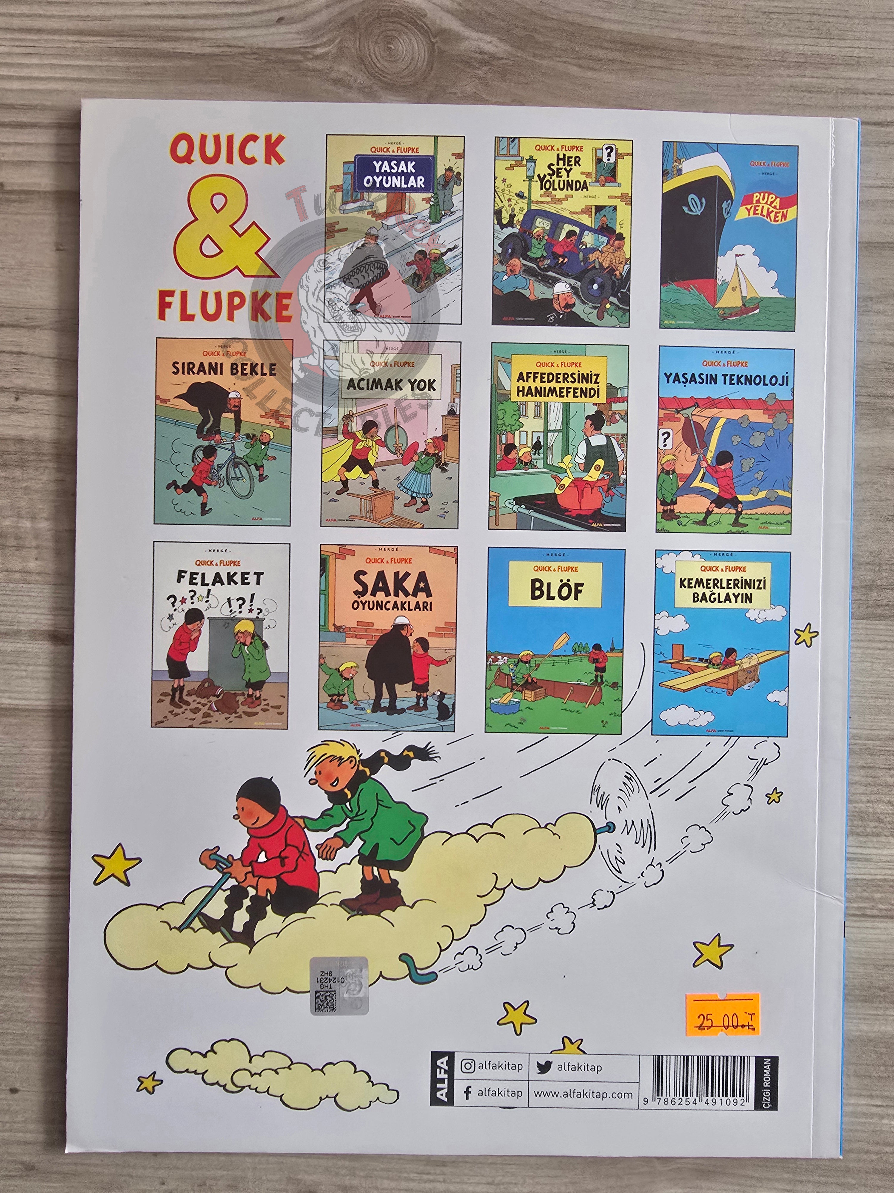 Quick & Flupke #3 Tout Va Bien Turkish Comic Turkey Hergé