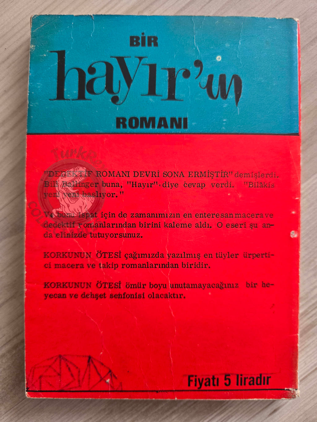 Bill Ballinger – The Tooth and the Nail 1967 1st Turkish Book Turkey