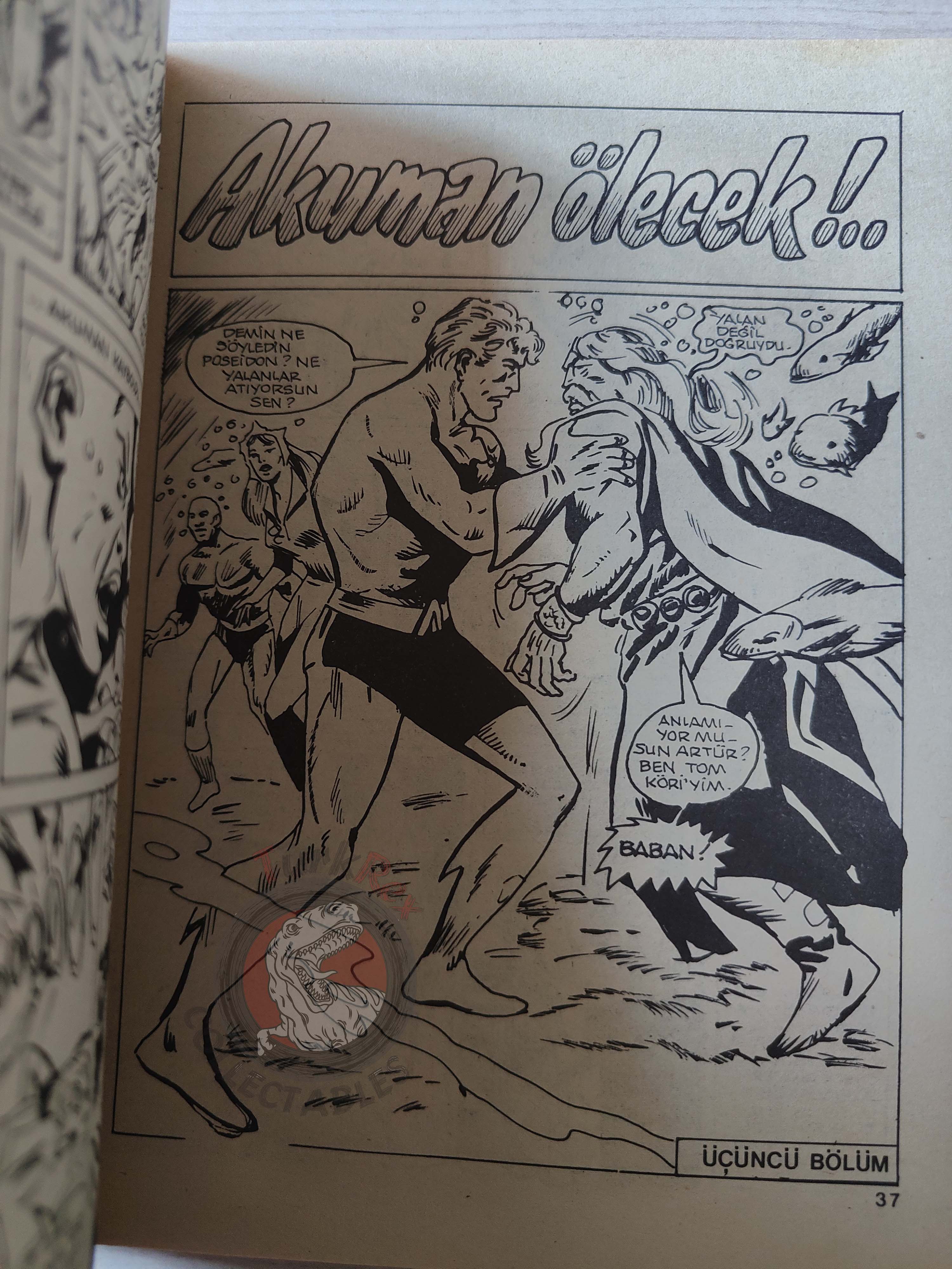 Superman #31 1984 Turkish Comic Turkey #399 Action Comics #517 #518 #519 #520 Aquaman