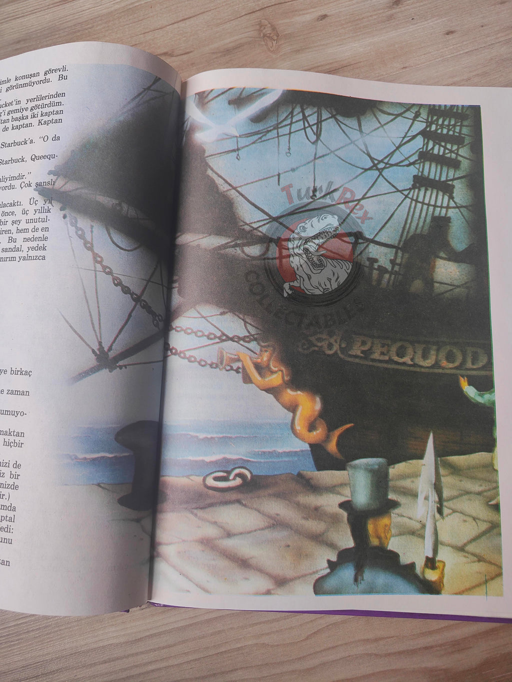 Herman Melville – Moby Dick 1983 HC Turkish Book Turkey Illustrated