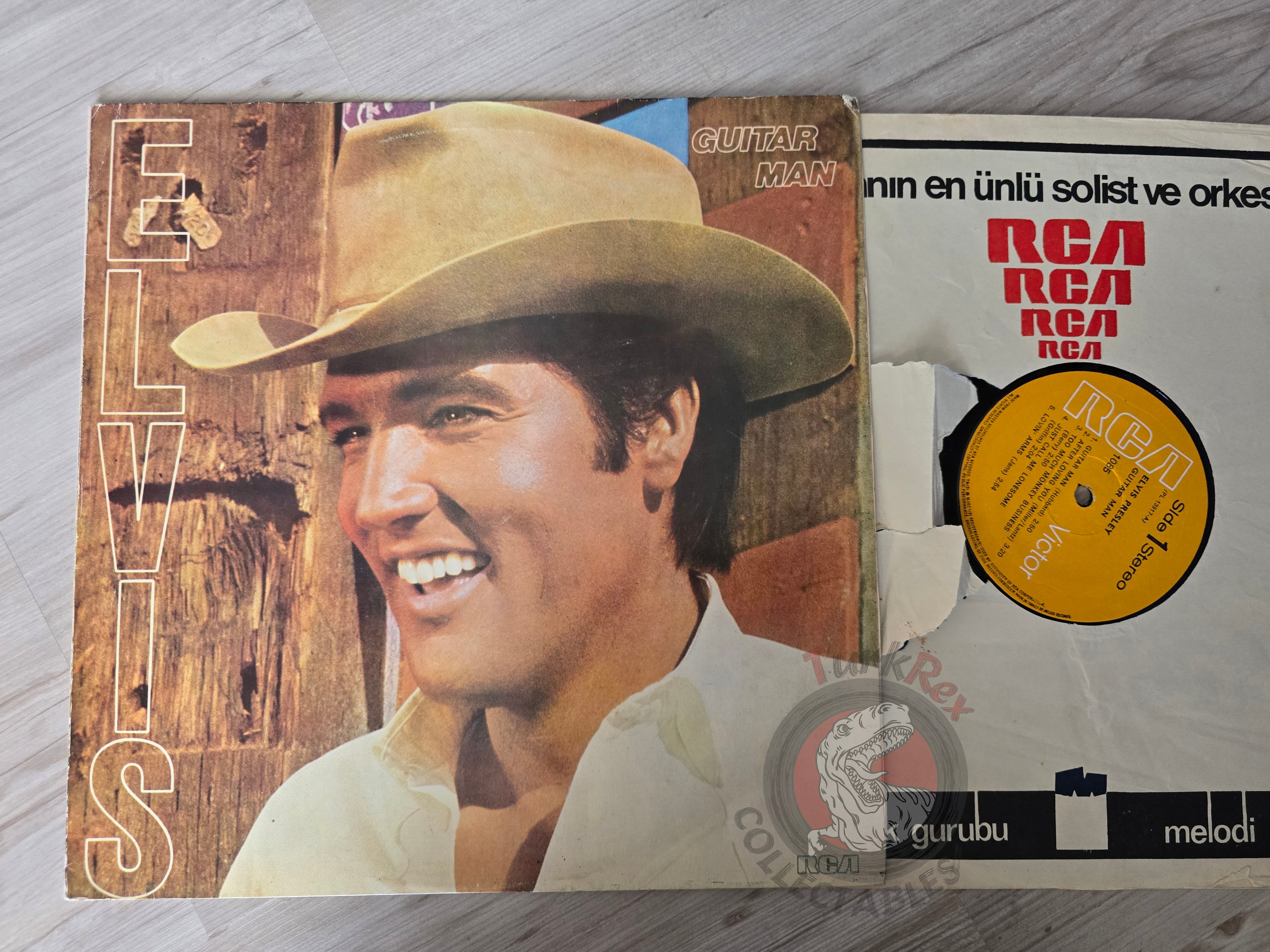 Elvis Presley – Guitar Man Turkish Pressing Vinyl Turkey Edition