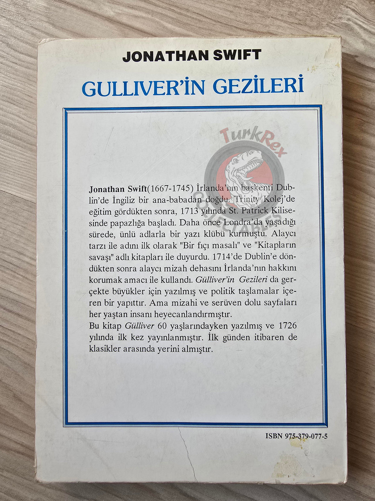 Jonathan Swift – Gulliver's Travels 1991 Turkish Book Turkey