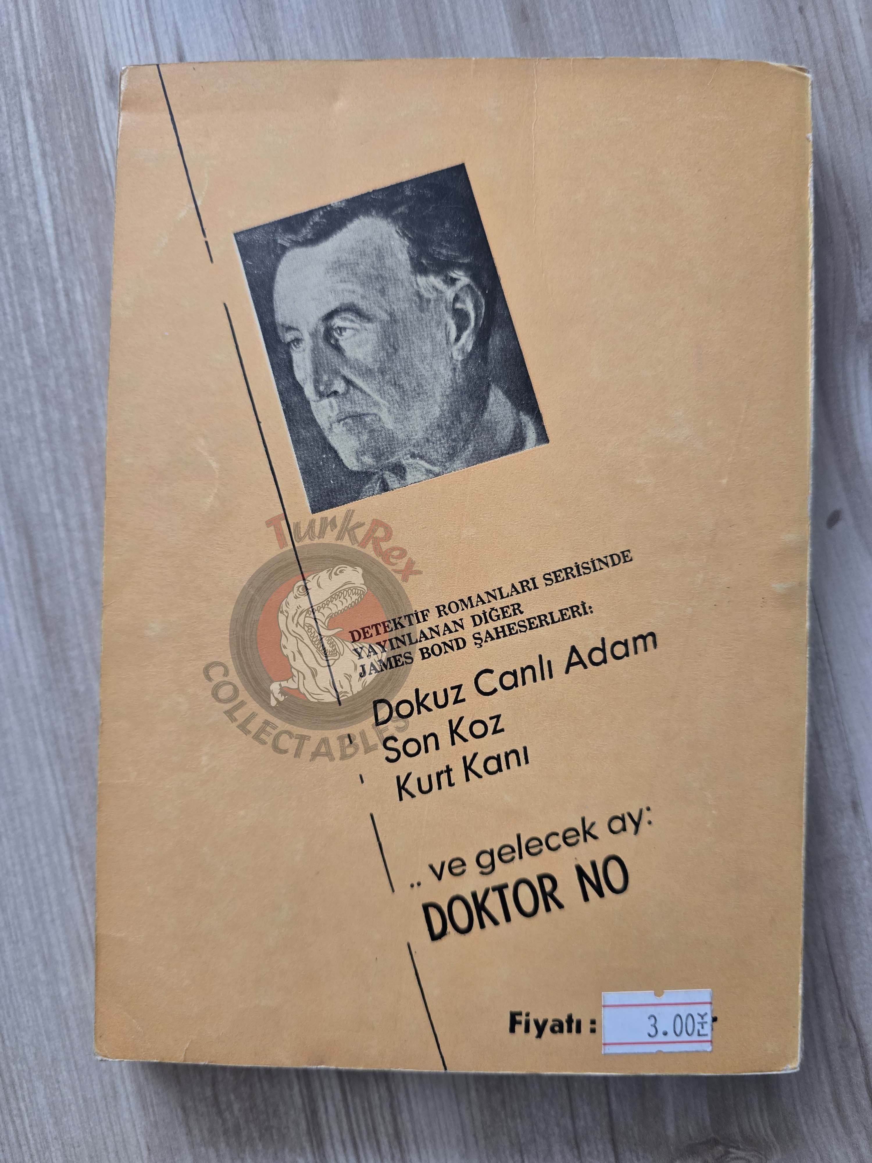 James Bond - On Her Majesty’s Secret Service 1965 Turkish Book Turkey Ian Fleming