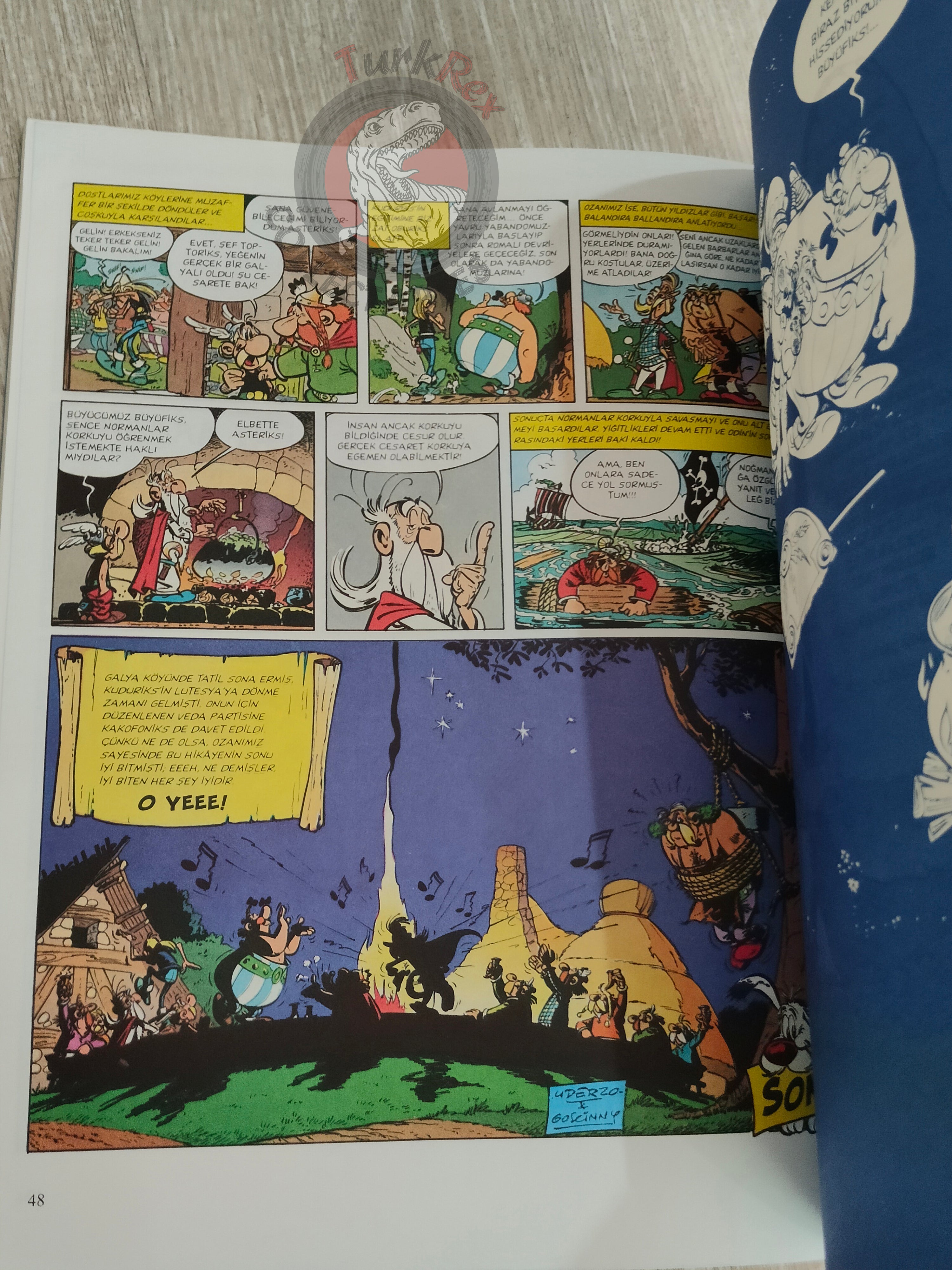 Asterix – Asterix and the Normans 1999 1st Edition Turkish Edition Comic Turkey