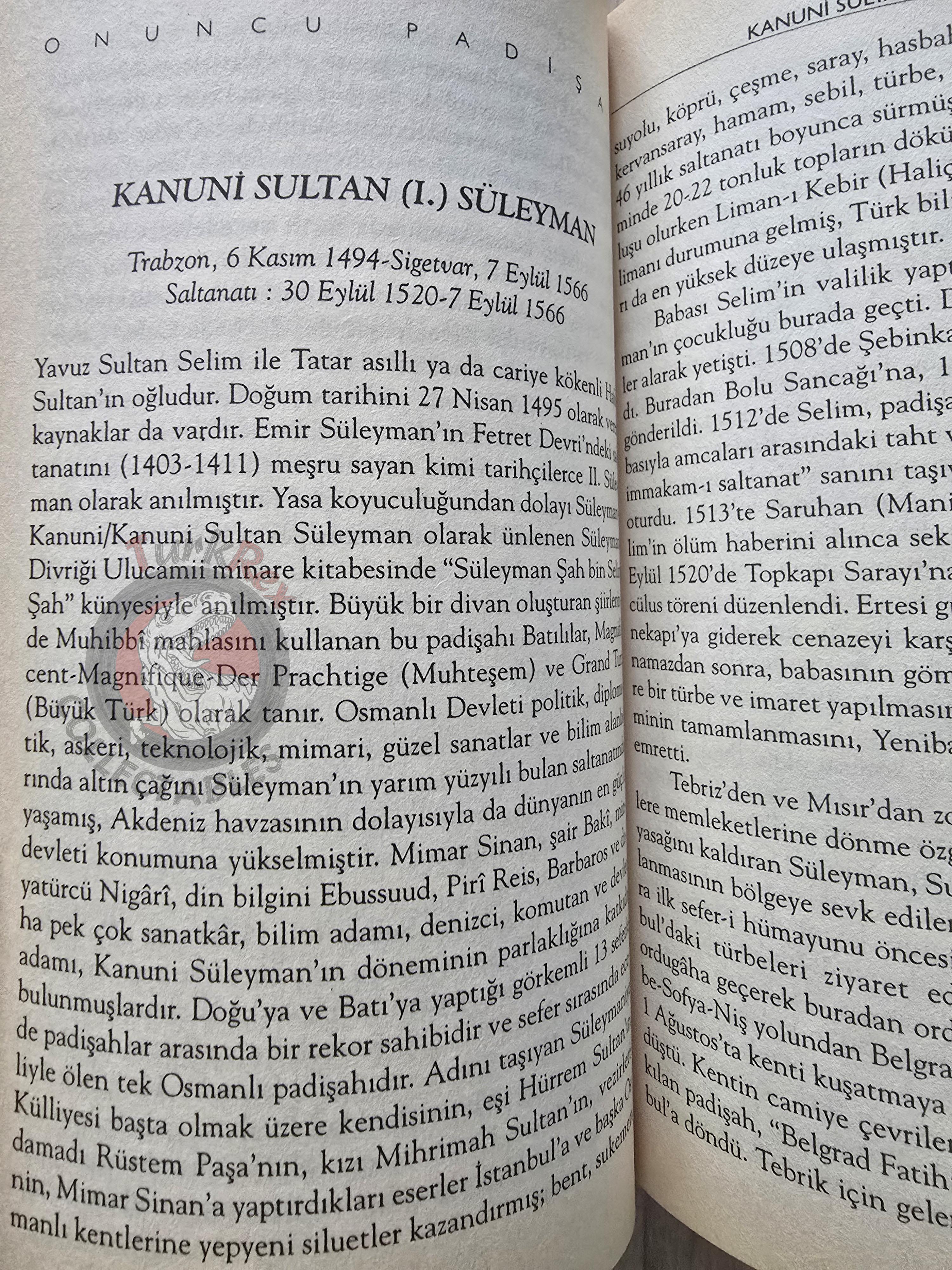 The Ottoman Throne: 36 Sultans and Their Secret Lives Turkish Book Turkey