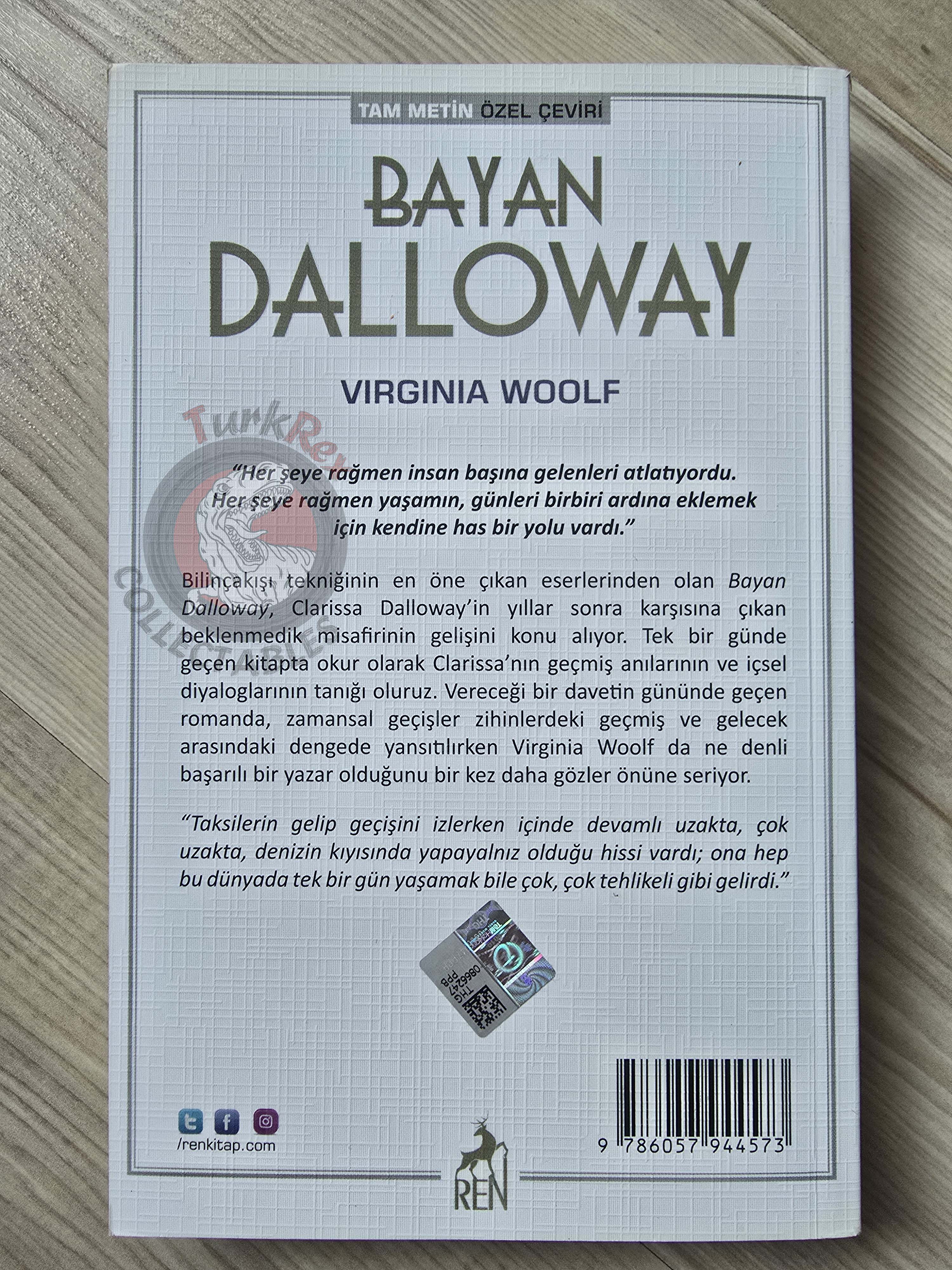 Virginia Woolf – Mrs. Dalloway 2019 Turkish Book Turkey