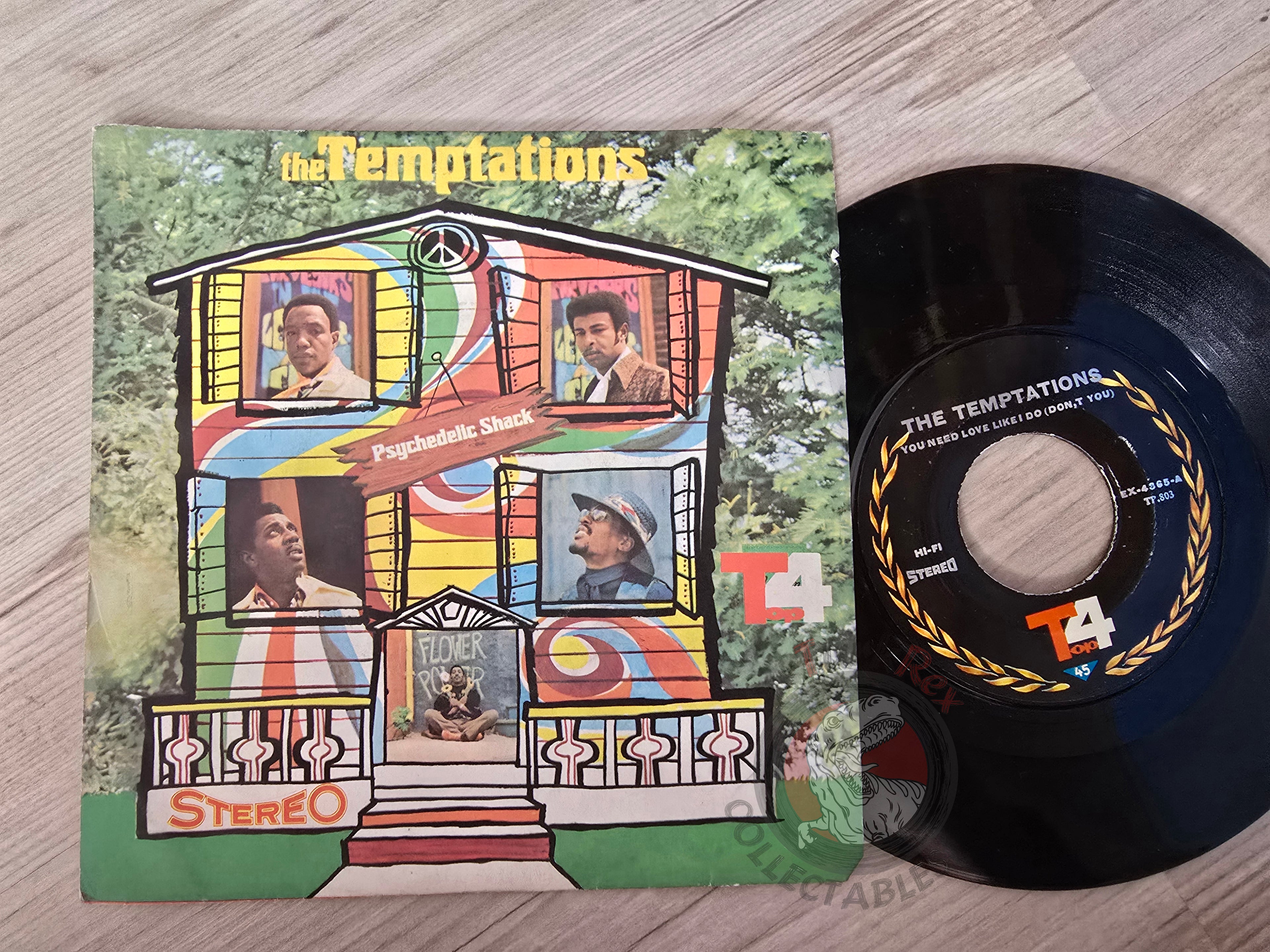 The Temptations – Psychedelic Shack 7" Iran Pressing Vinyl Iranian Edition 2