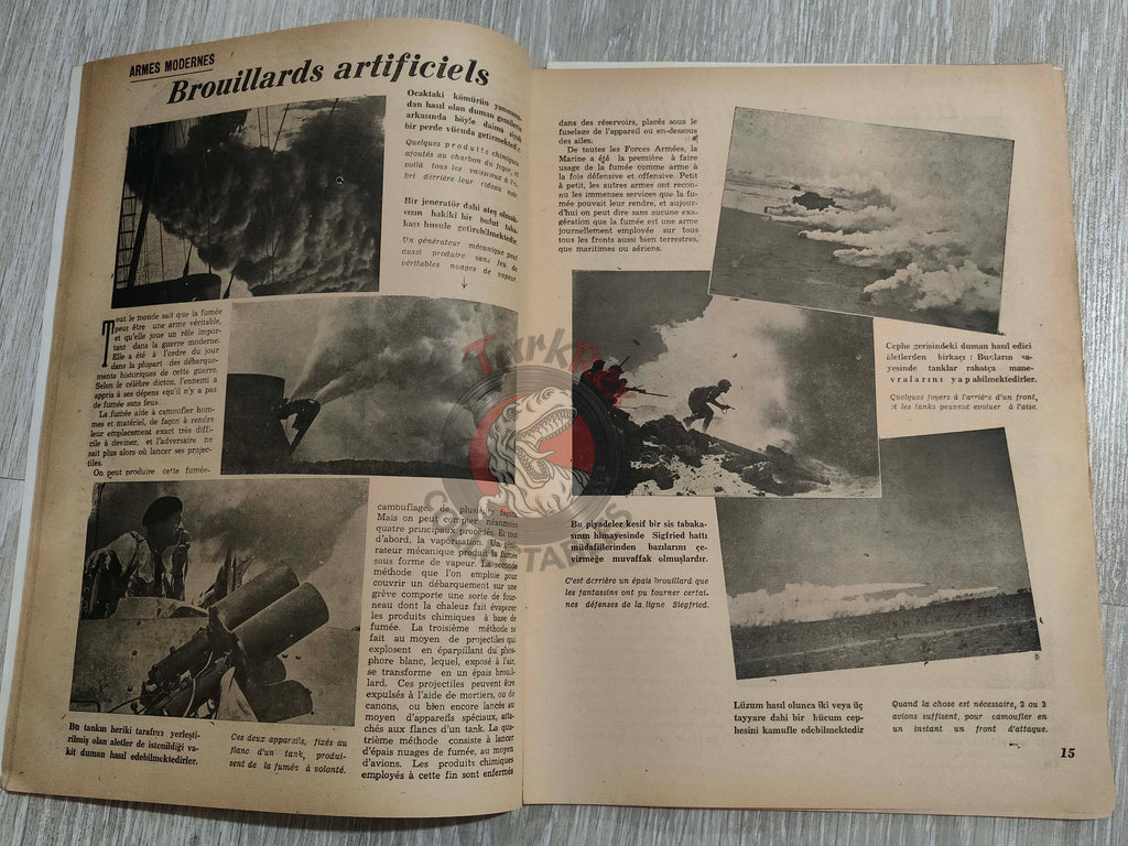 Realite 1944 British Propaganda Mag Turkish Turkey French Greece Yugoslavia WW2 era Marshal von Rundstedt