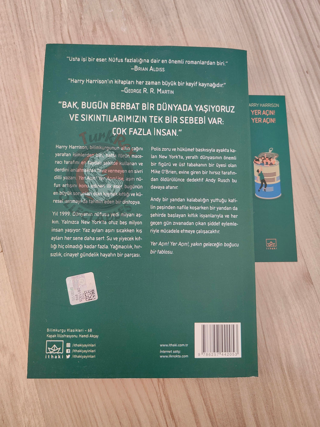 Harry Harrison  – Make Room! Make Room! 2021 1st Turkish Book Turkey