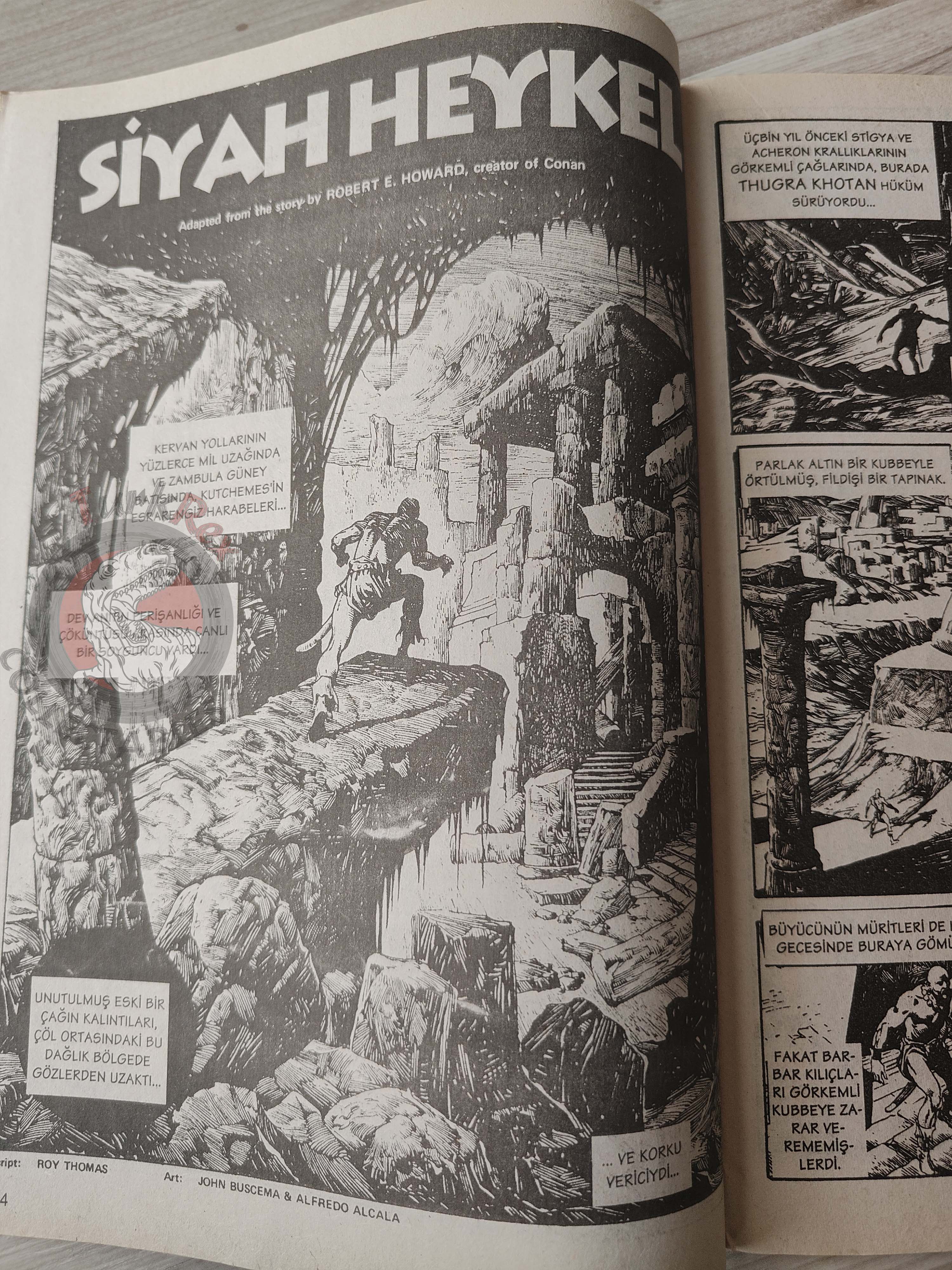 Conan #2 The Savage Sword of Conan #2 #3 Turkish Comic Turkey