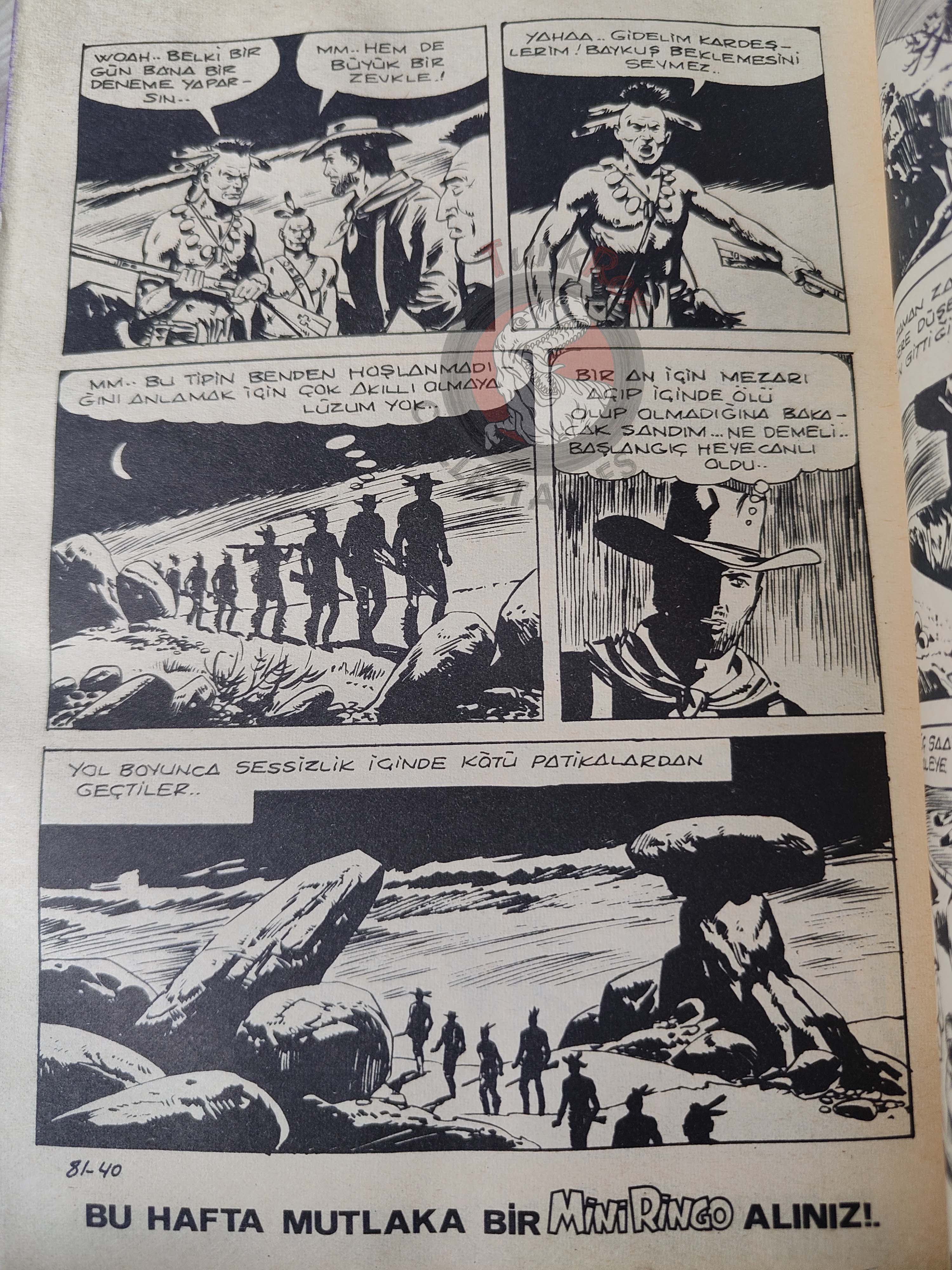 Zagor #81 1971 Avventura a Kingston Turkish Comic Turkey L'Avamposto Ignoto
