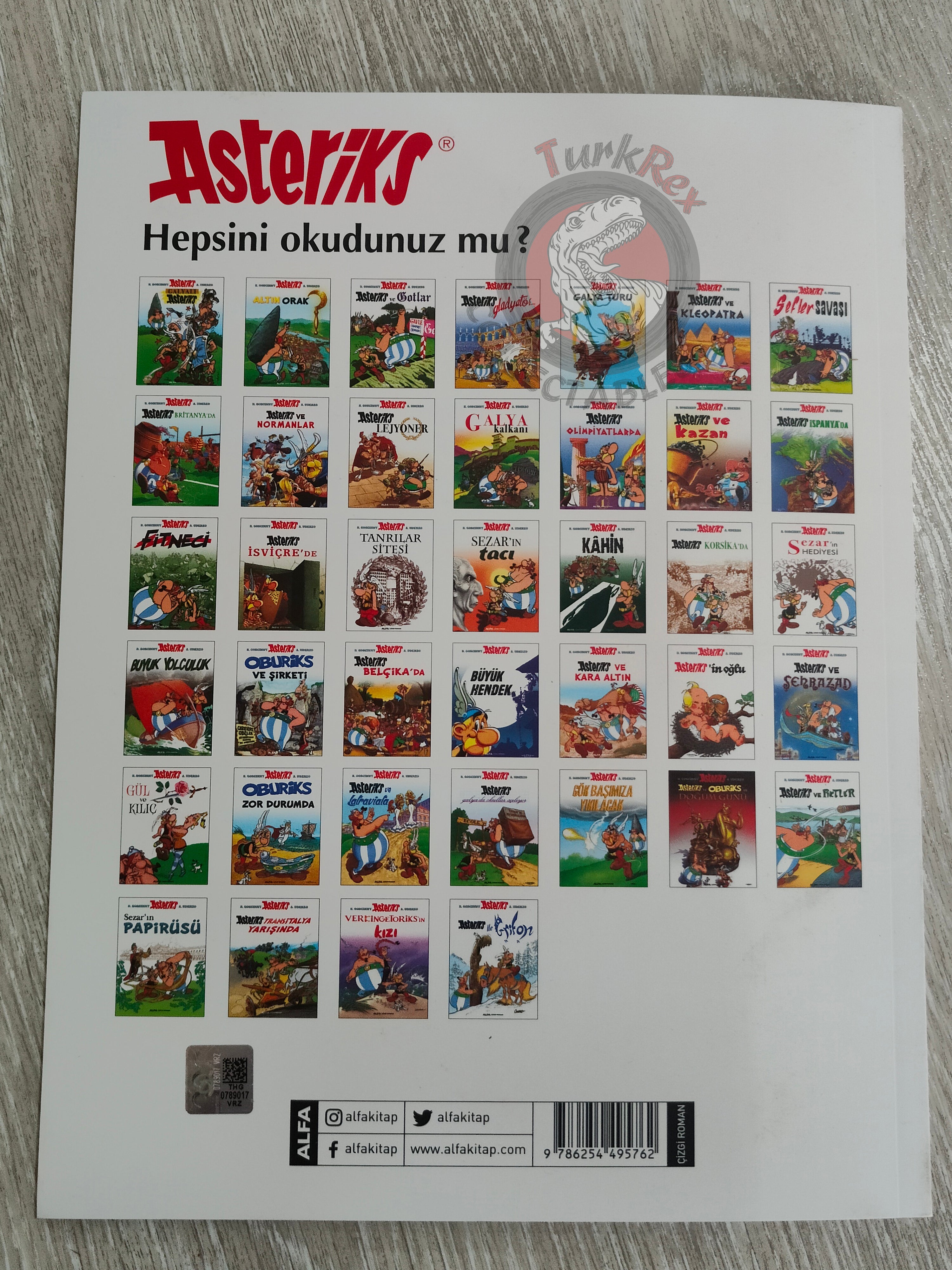 Asterix – Asterix and the Missing Scroll 2022 Turkish Edition Comic Turkey