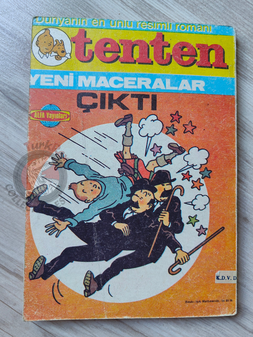 Spirou & Fantasio #2 Le dictateur et le champignon 1980 Turkish Comic Turkey