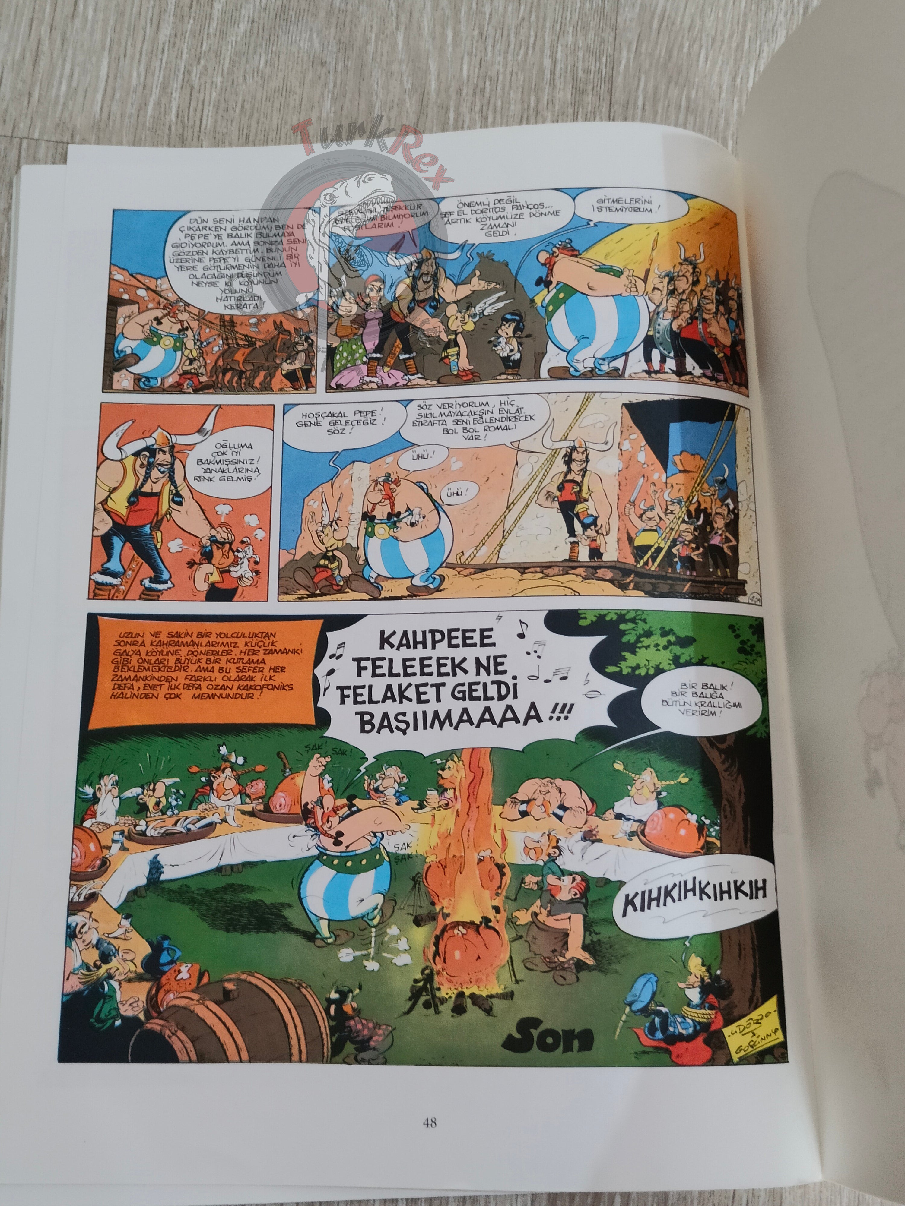 Asterix – Asterix in Spain 1997 1st Edition Turkish Edition Comic Turkey