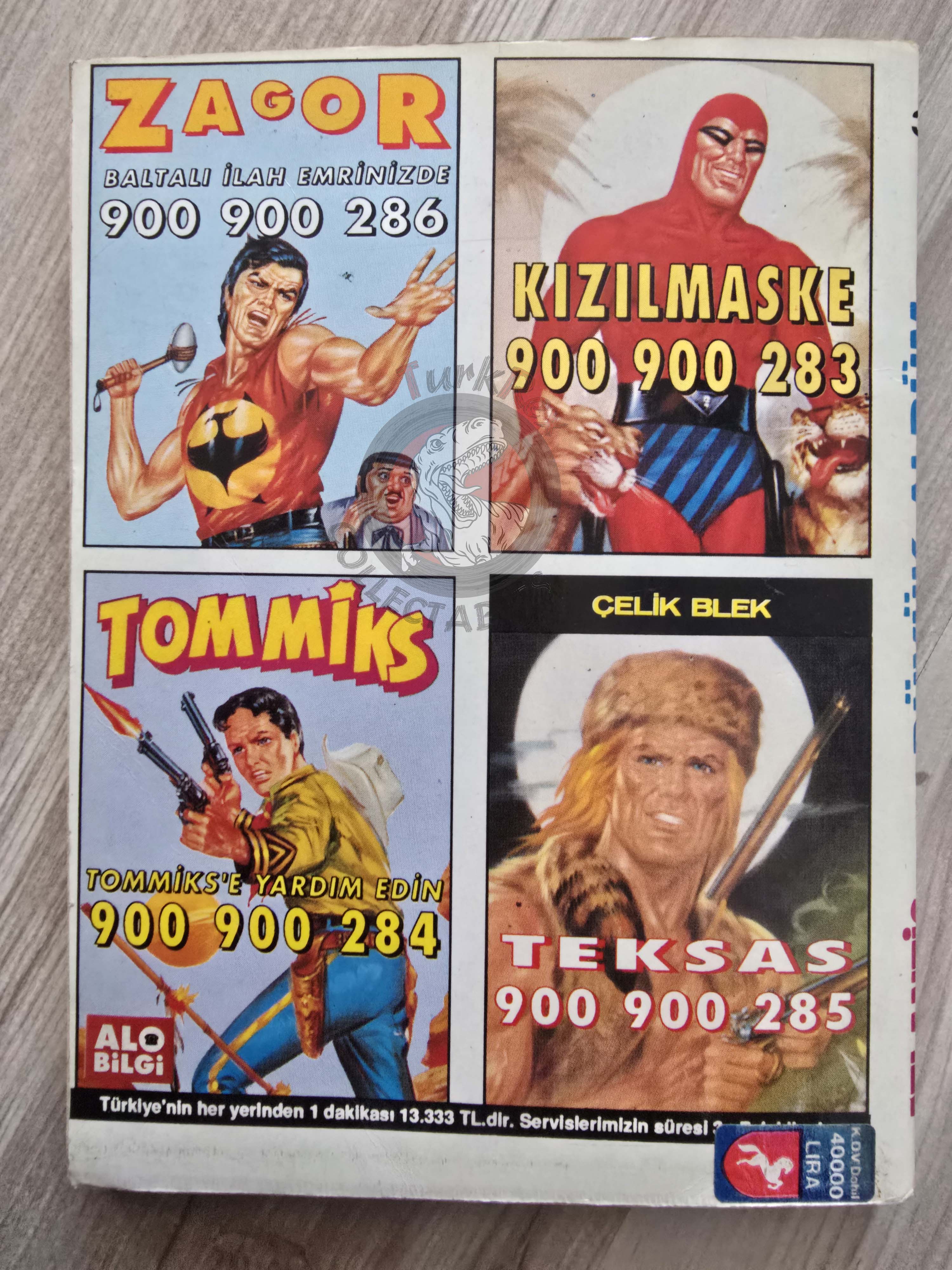 Martin Mystère #30 Santa Claus 9000 80s Turkish Comic Turkey #79 #81 #75