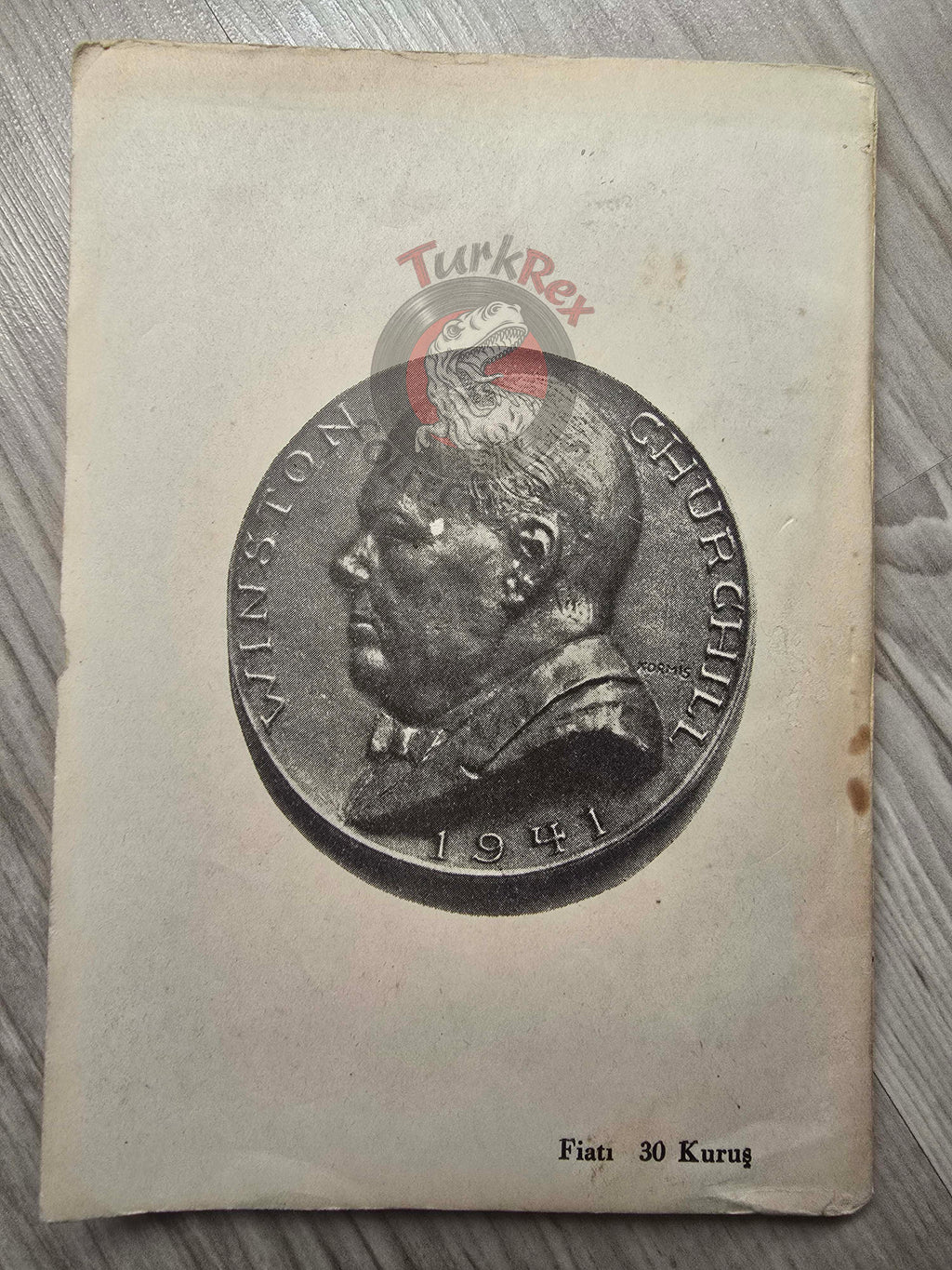 Famous Men of the War Vol 4 1942 Winston Churchill Turkish Book Turkey WW2 World Two