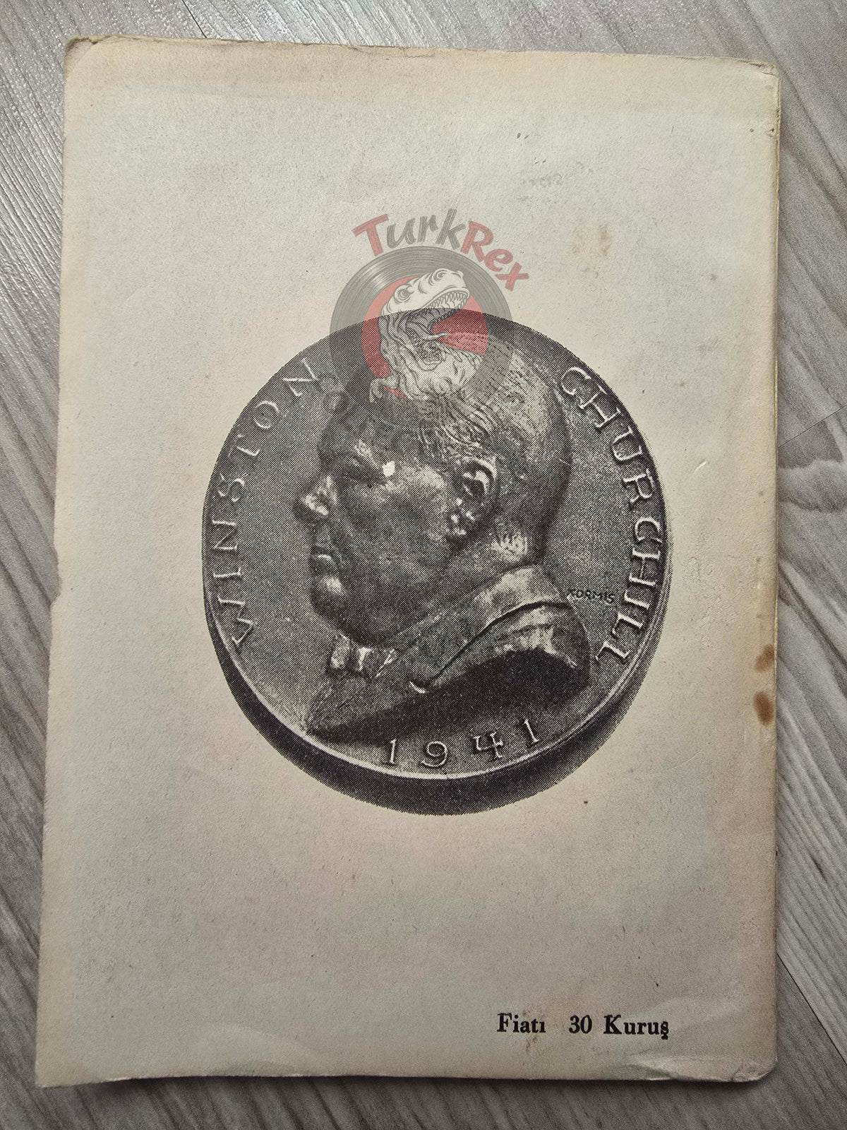 Famous Men of the War Vol 4 1942 Winston Churchill Turkish Book Turkey WW2 World Two