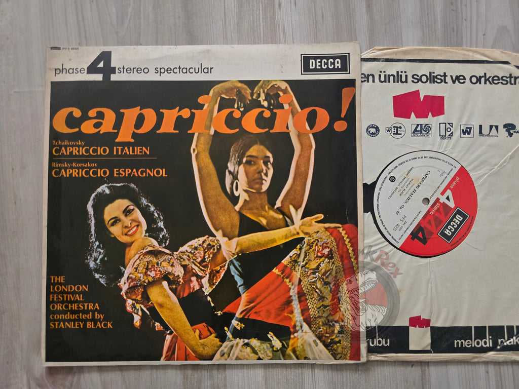 Tchaikovsky / Rimsky-Korsakov, Stanley Black – Capriccio! Turkish Pressing Vinyl Turkey Edition