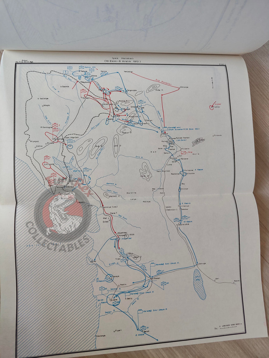 Balkan War Western Army Montenegro Front 1980 Turkish Book Military Ottoman Empire Maps