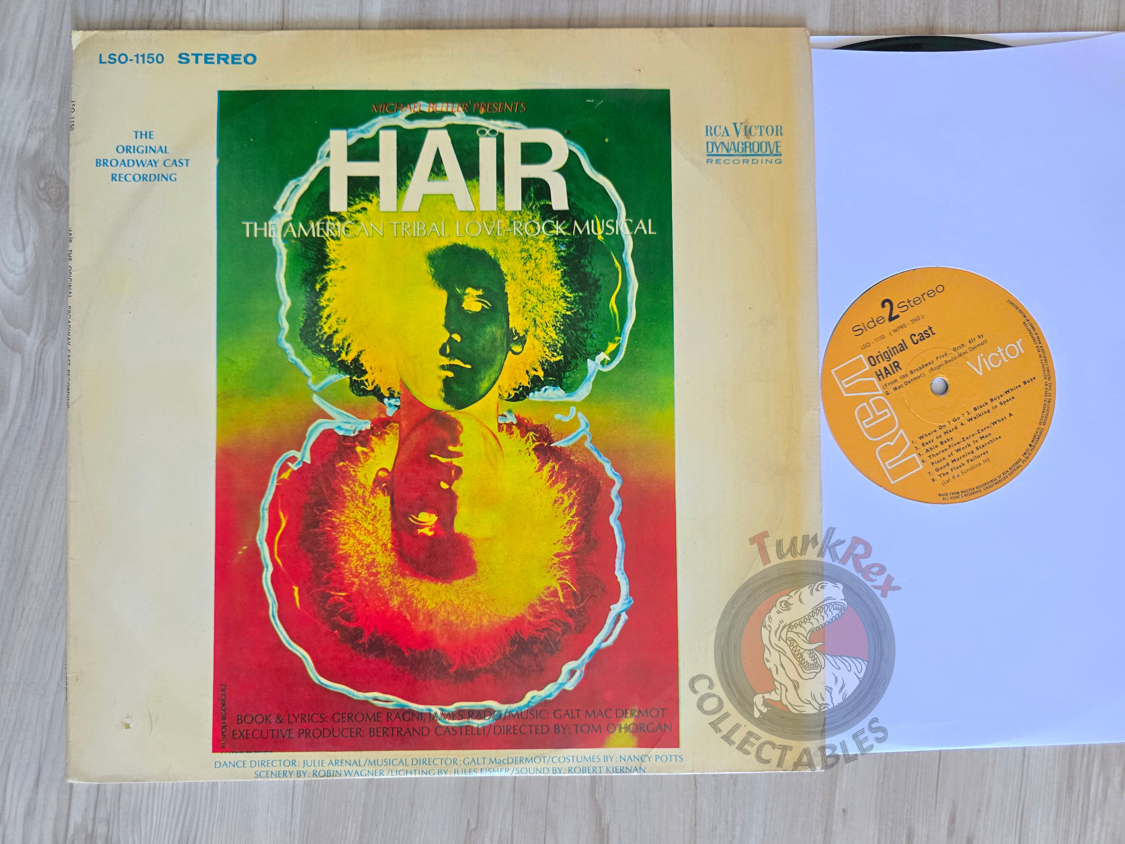 Hair - The American Tribal Love-Rock Musical  Turkish Pressing Vinyl Turkey Edition