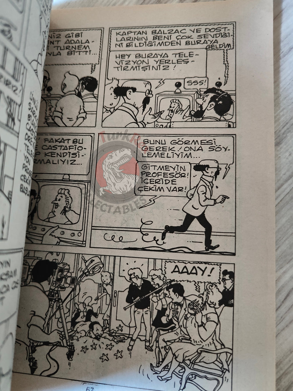 Tintin – The Castafiore Emerald  mid 1980s Turkish Edition Comic Turkey 2