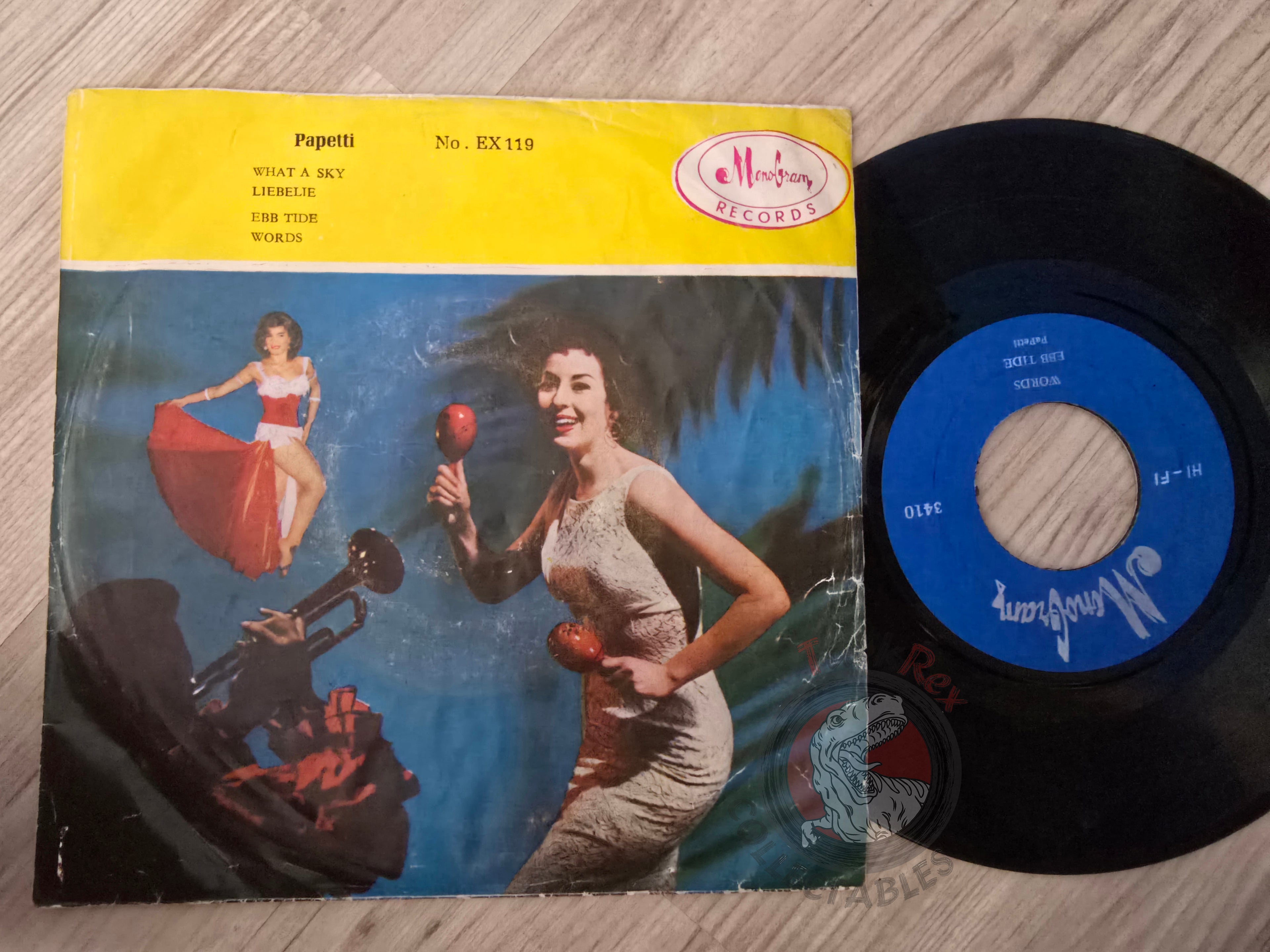 Fausto Papetti – What A Sky 7" Iran Pressing Vinyl Iranian Edition