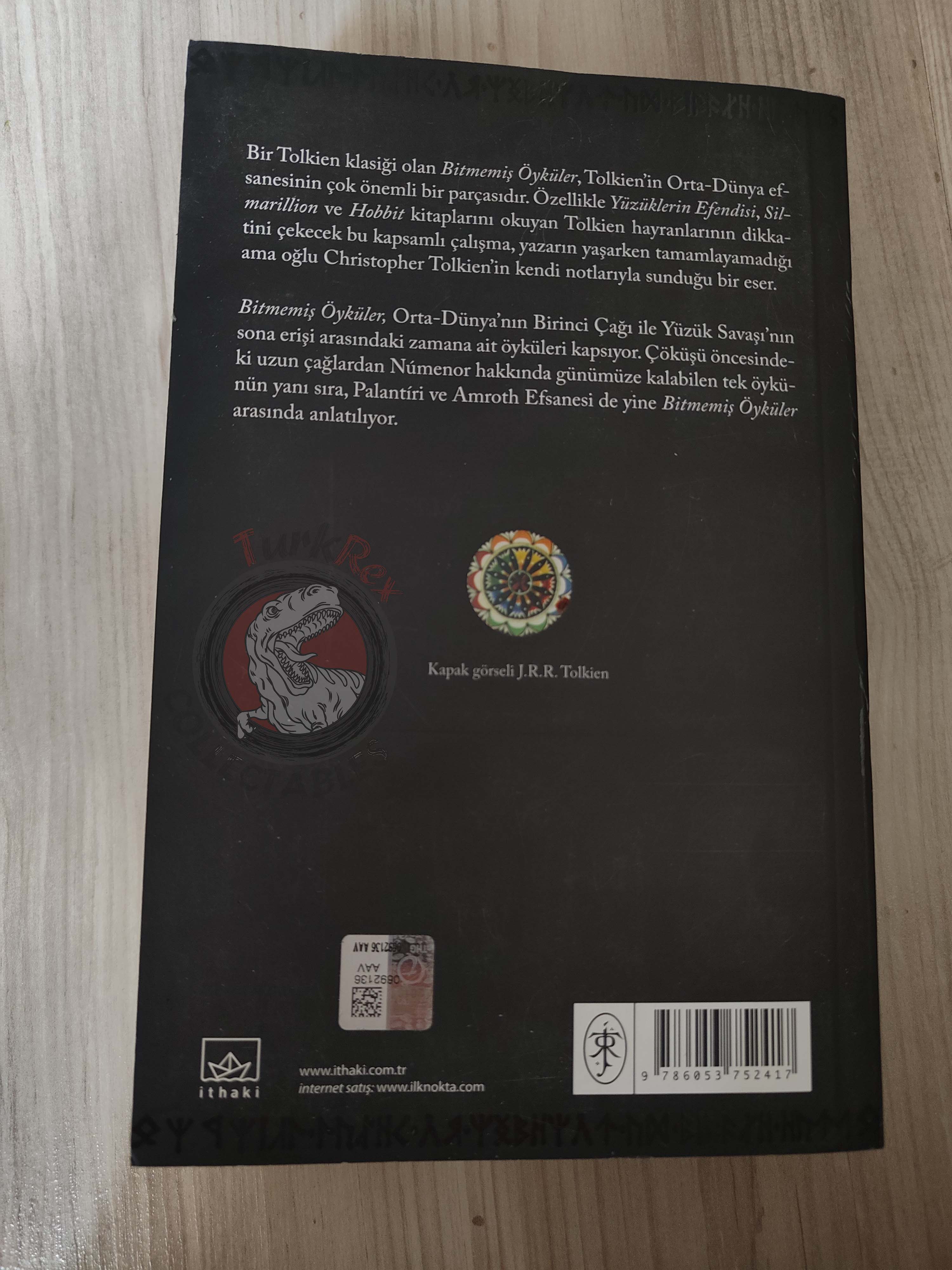 J.R.R. Tolkien – Unfinished Tales 2012 1st Turkish Book Turkey