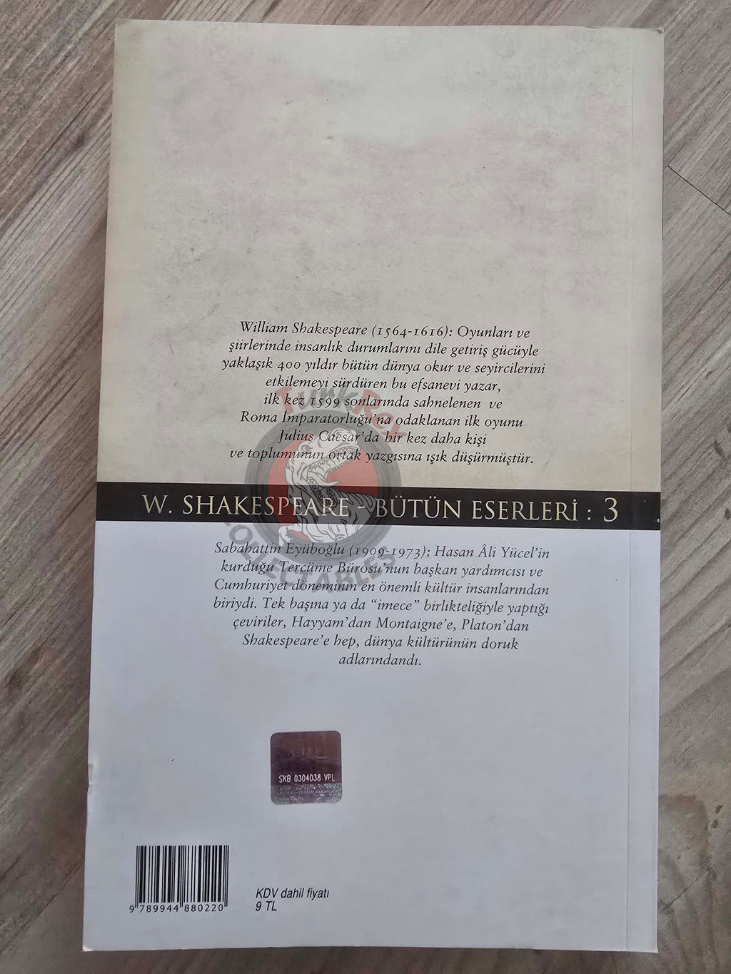 William Shakespeare – Julius Caesar 2009 Turkish Book Turkey