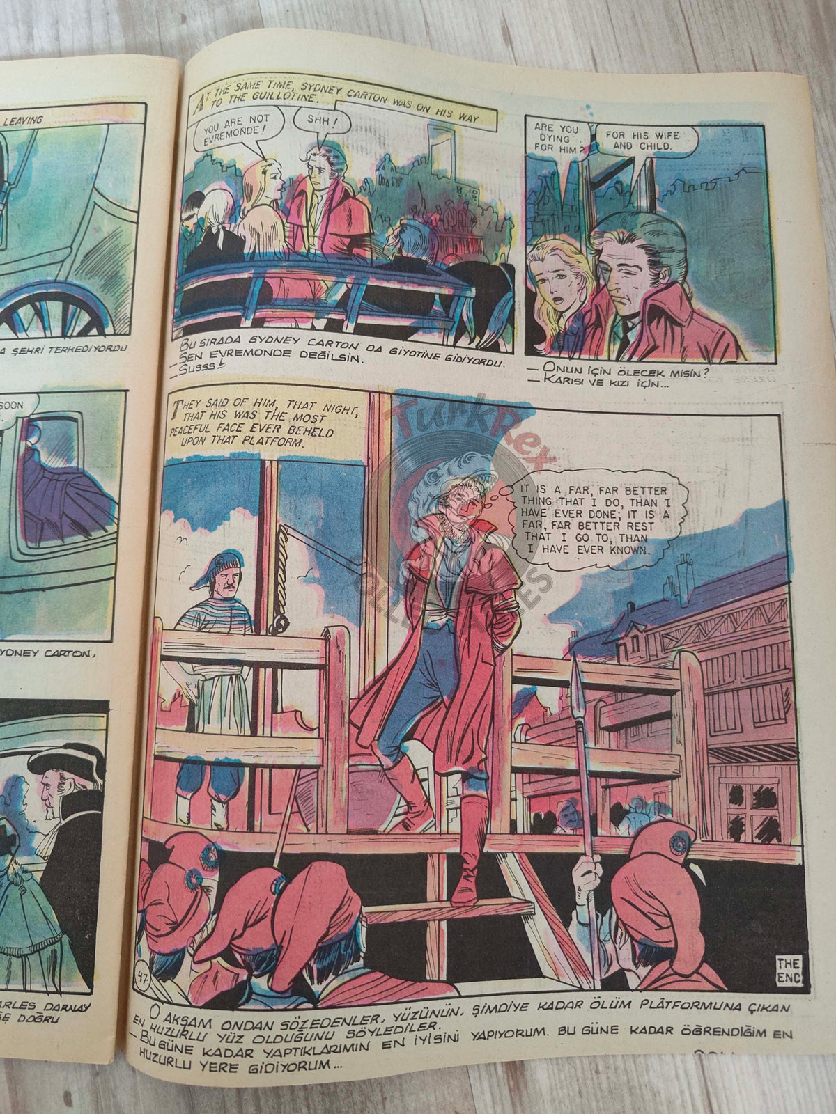 A Tale of Two Cities  – Charles Dickens Turkish Comic Turkey Classics Illustrated