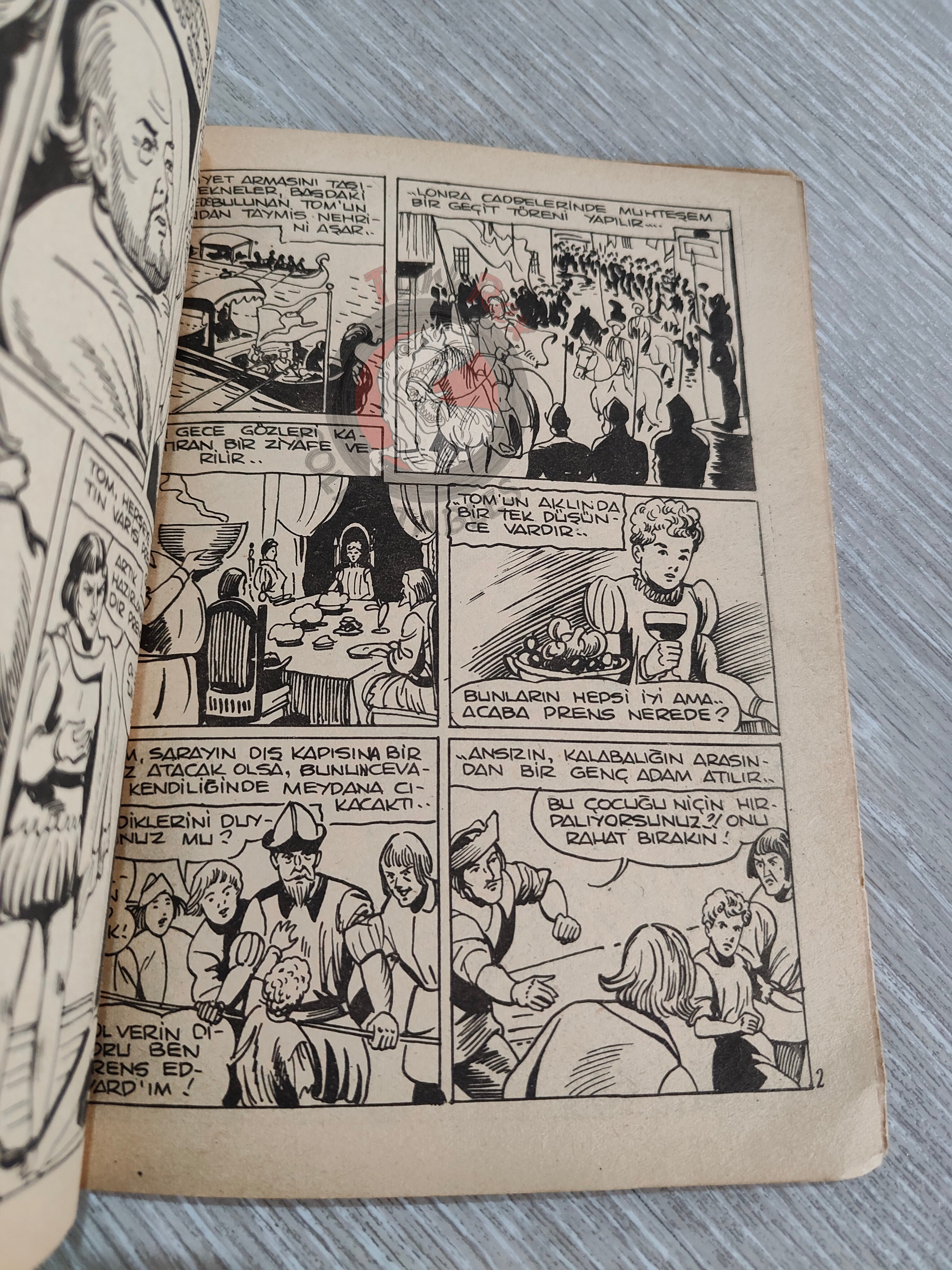 The Prince and the Pauper – Mark Twain 1962 Turkish Comic Turkey Classics Illustrated