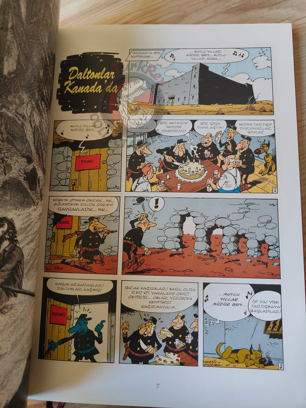 Lucky Luke – L'integrale #8 Turkish Comic Turkey Les Dalton Dans Le Blizzard