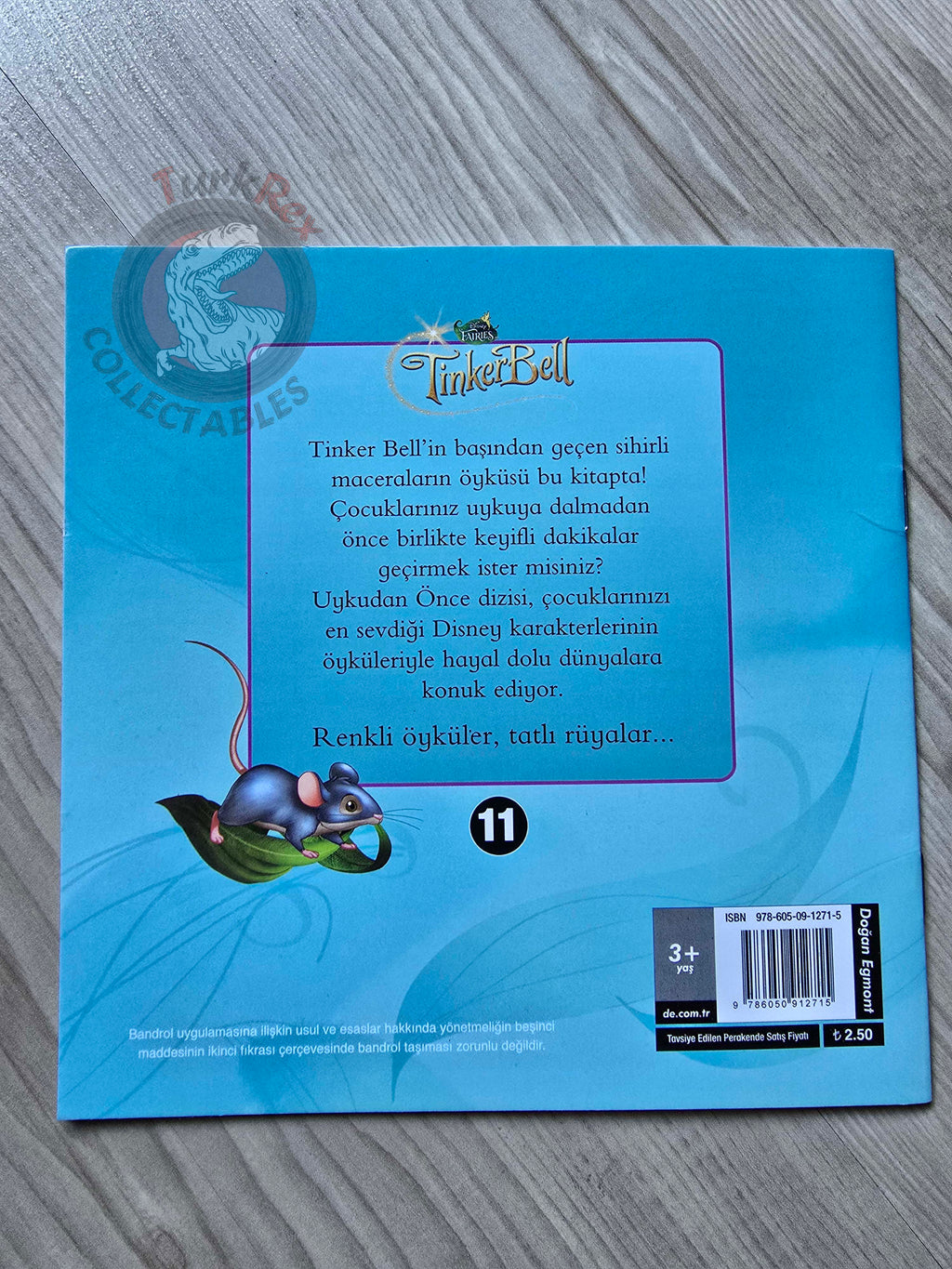 Tinker Bell and the Lost Treasure 2013 Turkish Book Turkey Illustrated